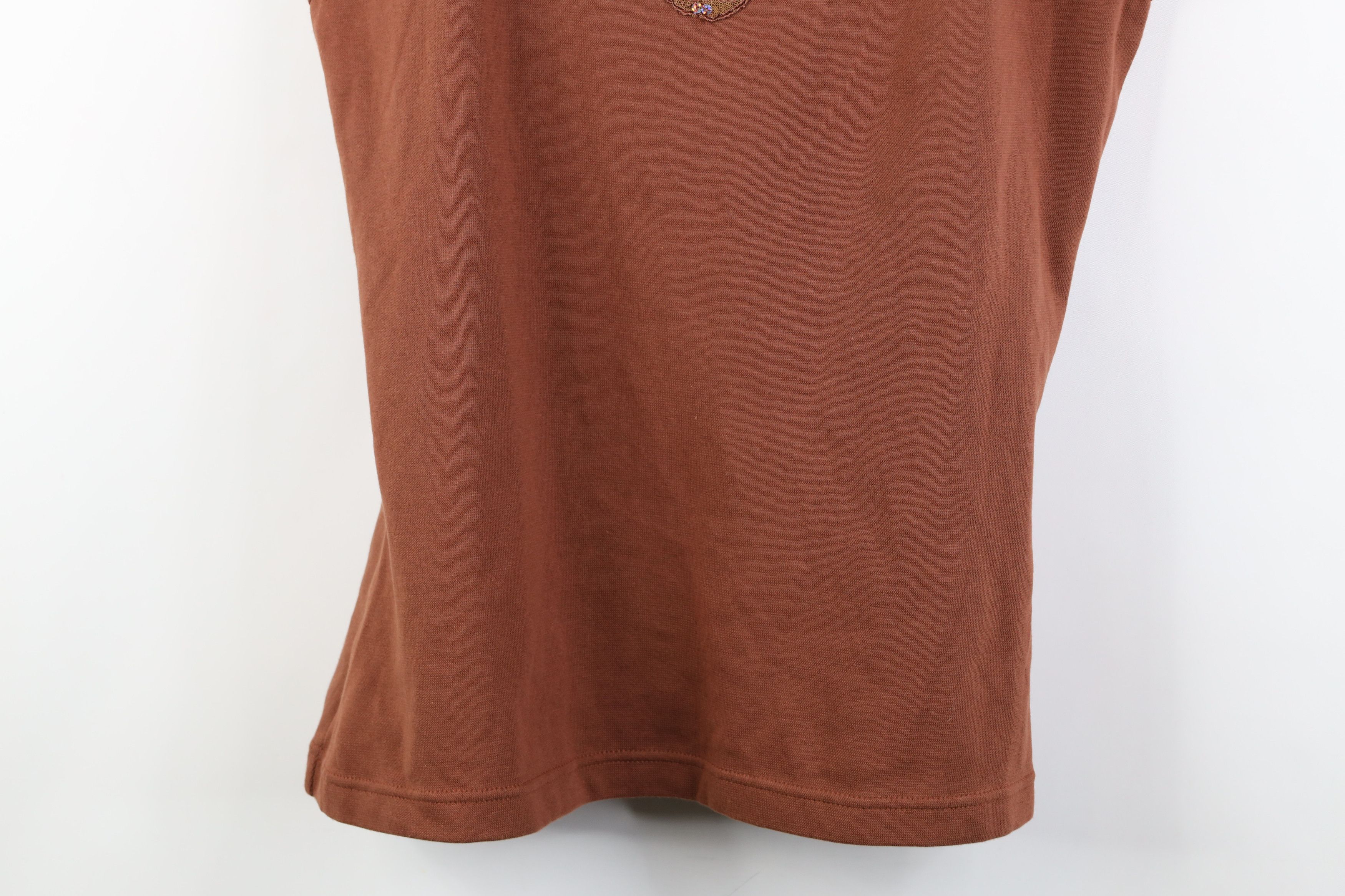 Vintage Vintage 90s Y2K Babydoll Flower Bella Cami Tank Top T-Shirt Size XL / US 12-14 / IT 48-50 - 3 Thumbnail