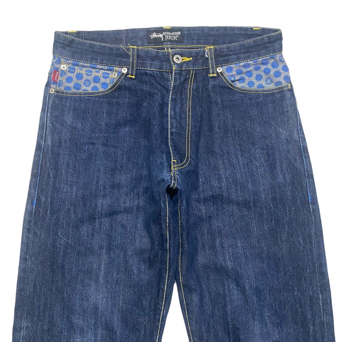 Stussy Vintage Y2K Stussy Logo Pocket Denim Jeans Size US 30 / EU 46 - 3 Thumbnail