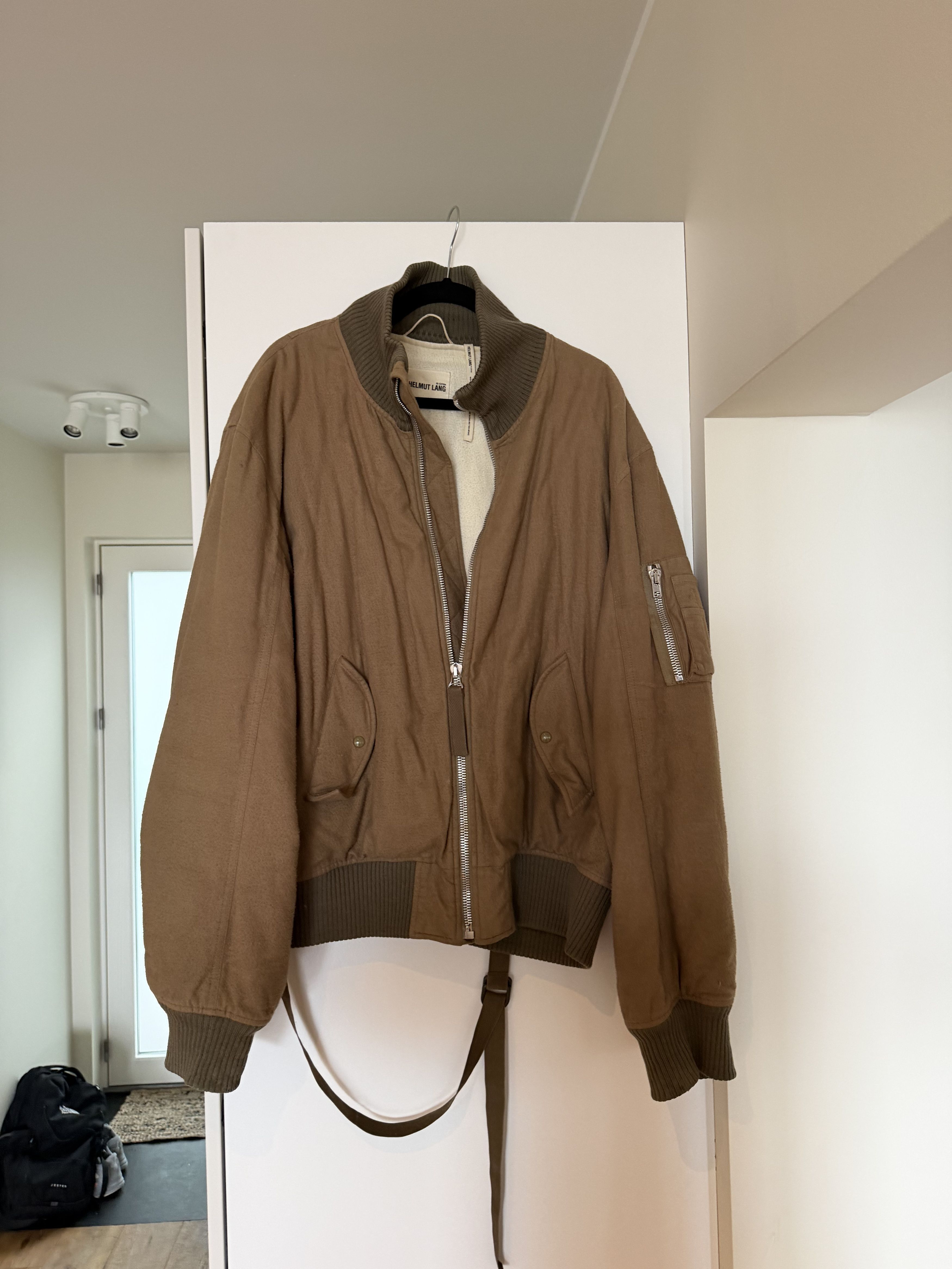 Helmut Lang Helmut Lang Re-Edition Bondage Bomber Size US L / EU 52-54 / 3 - 5 Thumbnail