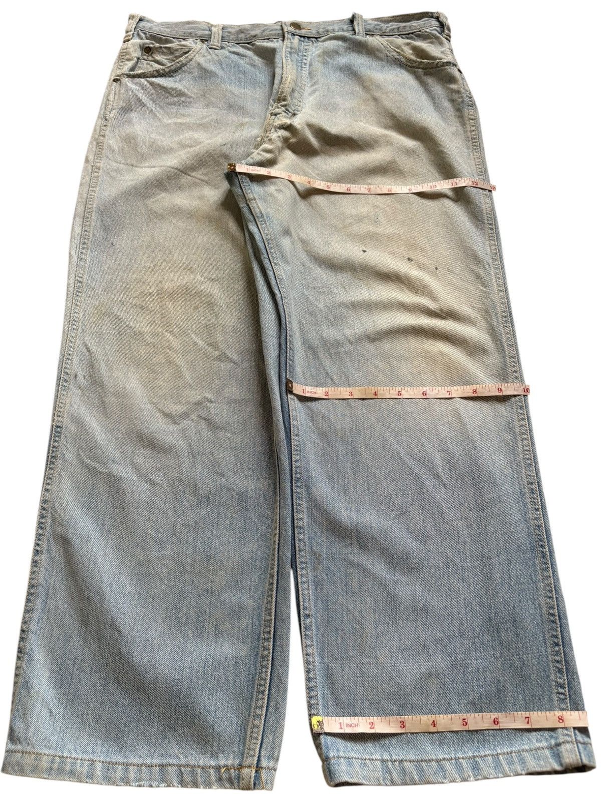 Johnbull Vintage John Bull Mud Wash Distressed Baggy Jeans ggy Jeans Size US 36 / EU 52 - 15 Thumbnail