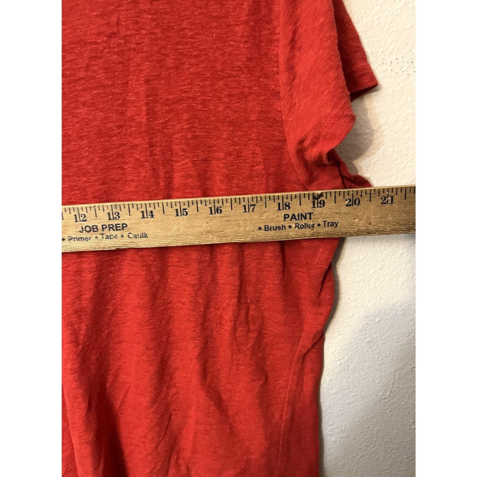Vintage Simply Vera Vera Wang Orange Linen Blend Short Sleeve Light Knit Top Size L Womens Blouse Knit Lightweight Easy Care 90s? Size L / US 10 / IT 46 - 6 Thumbnail