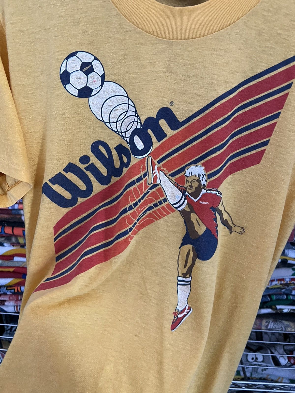 Wilson *RARE* 70s Wilson Soccer Tee Size US L / EU 52-54 / 3 - 4 Thumbnail