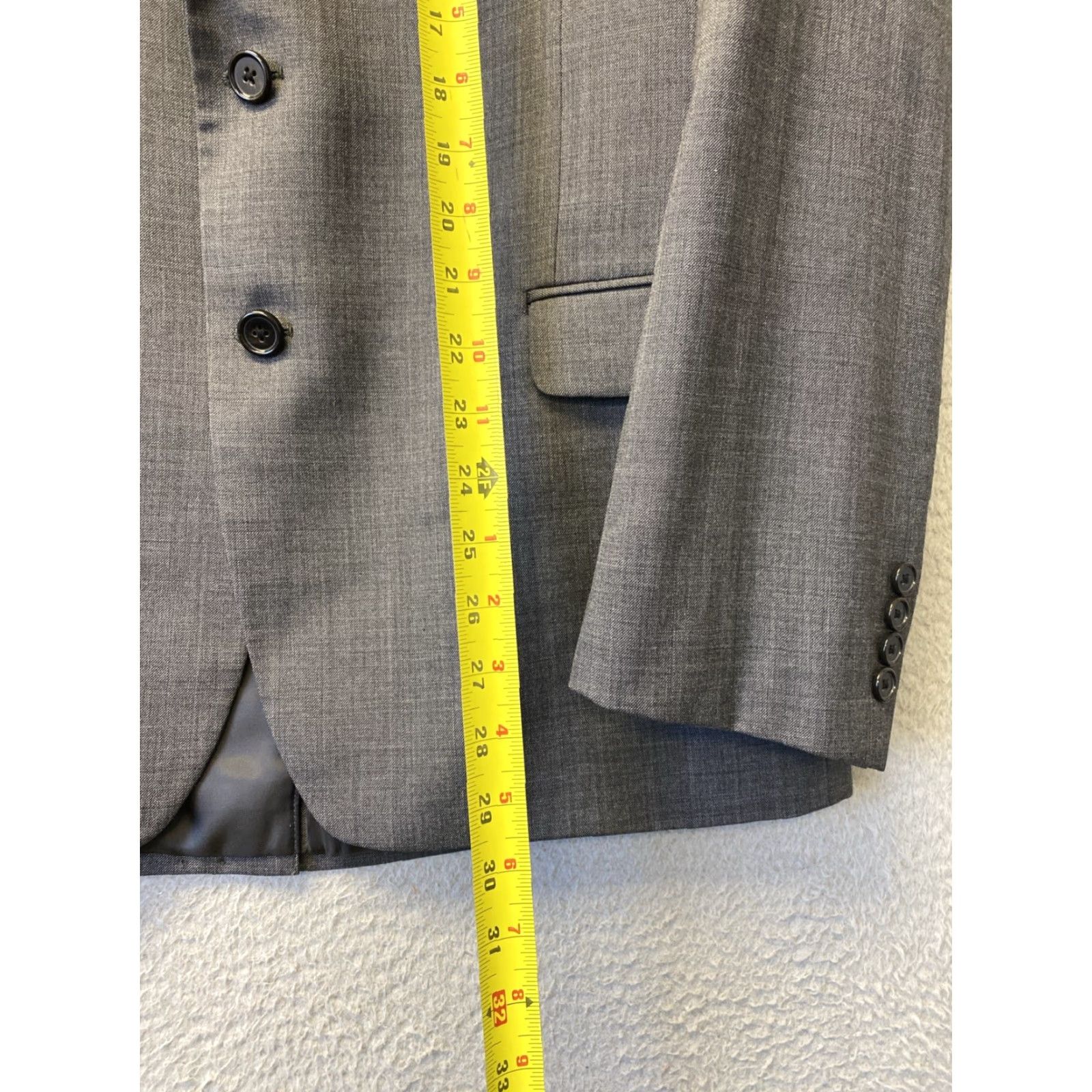 Ralph Lauren VINTAGE Ralph Lauren RLX Blazer Jacket Gray Wool Size 44 Regular Mens Preppy Classic Size US XXL / EU 58 / 5 - 5 Thumbnail
