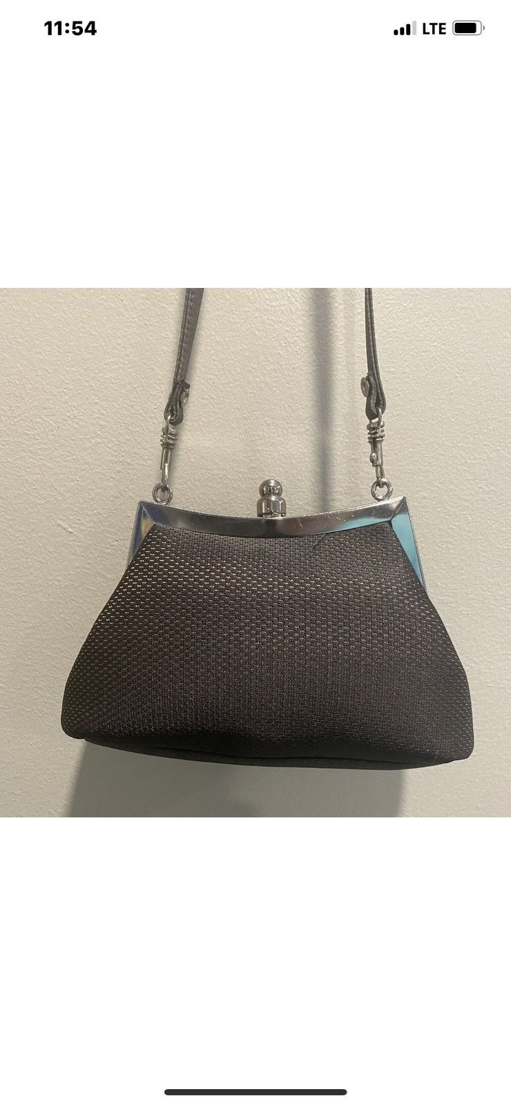 Other NEW WIO TAGS Trendy Black Purse w/Long Strap Size ONE SIZE - 1 Thumbnail