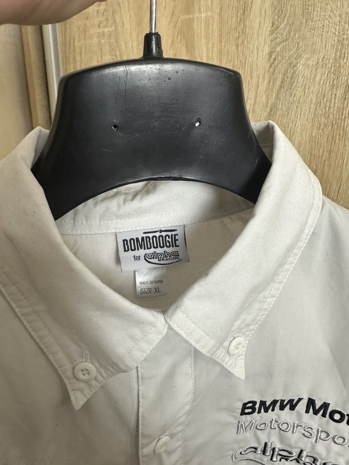 BMW 🔥 Vintage BMW Motorrad Motorsport Alpha Racing Shirt F1 Size US XL / EU 56 / 4 - 4 Thumbnail