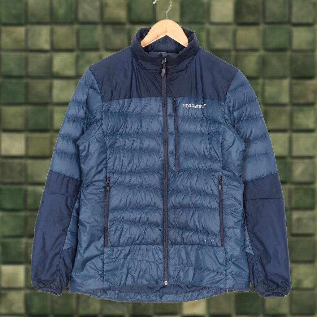Vintage NORRONA Falketind Down 750 Puffer Jacket Women Size M Blue Regular M Women Jacket Down Nolll Size M / US 6-8 / IT 42-44 - 1 Thumbnail