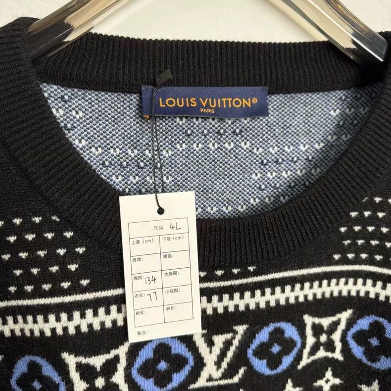 Louis Vuitton Louis Vuitton size 4l SKI Ski Collection New Black Sweater Size US M / EU 48-50 / 2 - 2 Thumbnail