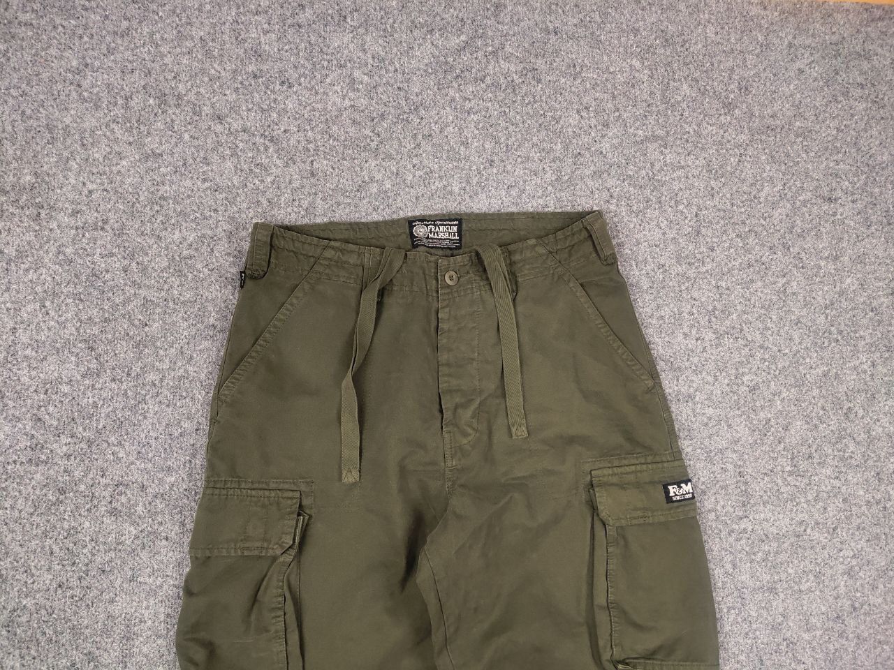 Franklin & Marshall Franklin Marshall American Military Army Baggy Cargo Pants Size US 34 / EU 50 - 7 Thumbnail