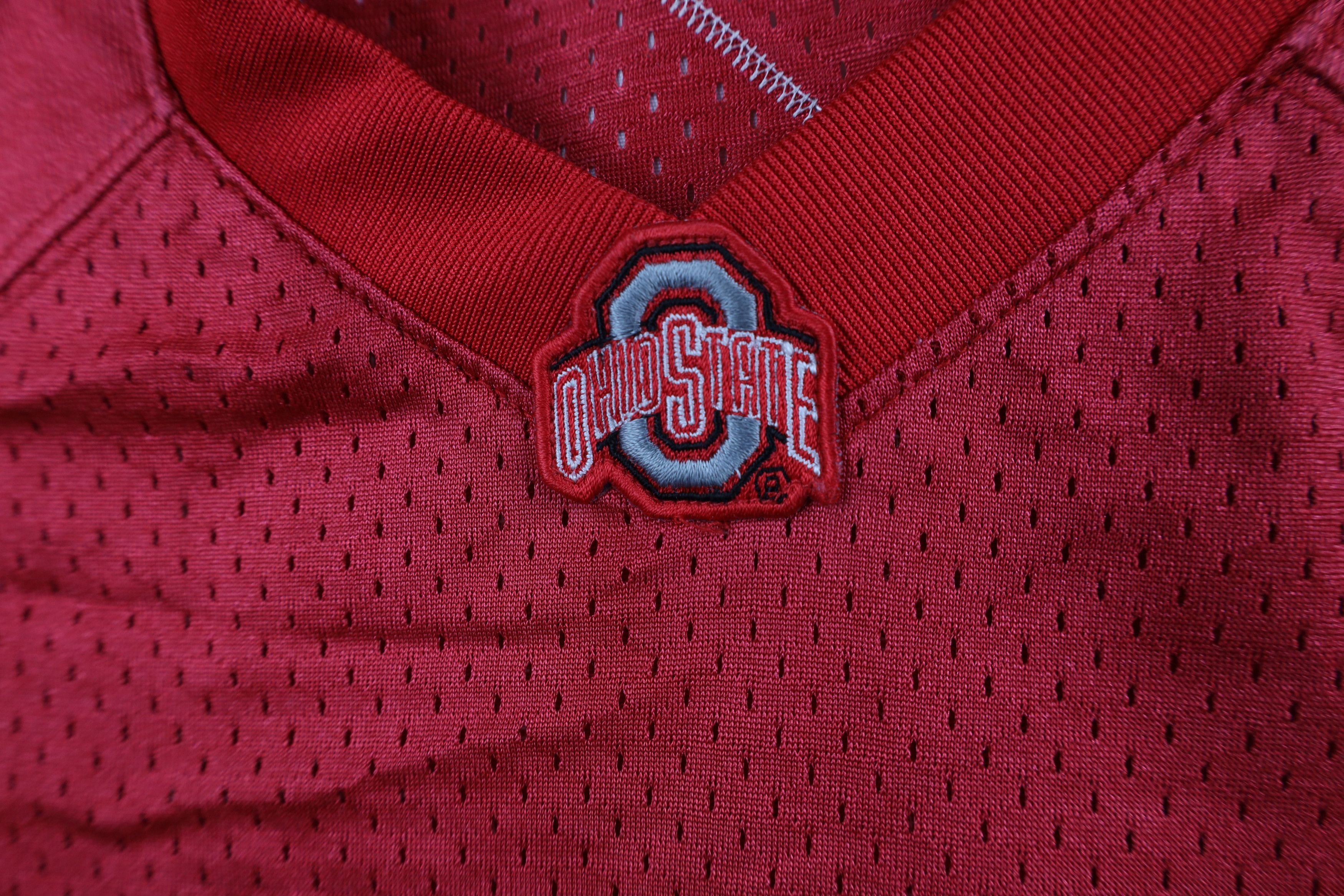 Nike × Vintage Vintage Nike Ohio State University Football Jersey Red #28 Size US L / EU 52-54 / 3 - 6 Thumbnail