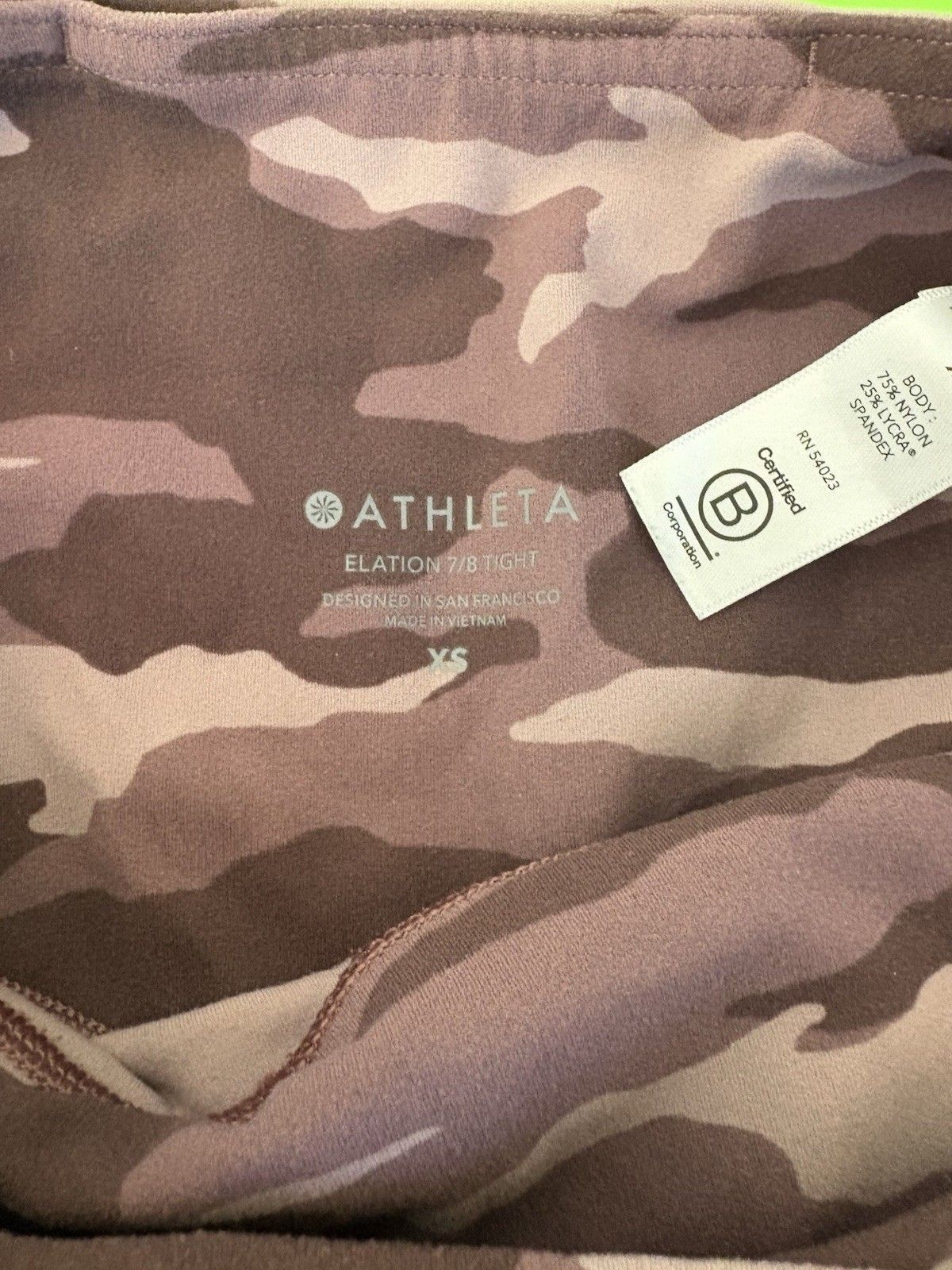 Athleta Athleta Elation 7/8 Tight XS Cropped Leggings Purple Size 24" / US 00 / IT 34 - 7 Thumbnail