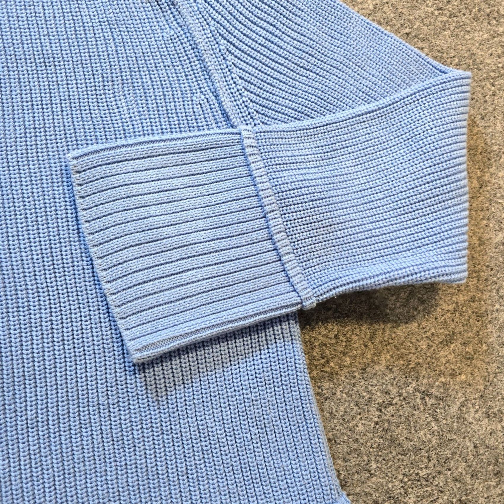 Anthropologie Anthropologie Pilcro Sweater Womens XL Blue Chunky-Knit Pullover Casual Stellar Winter/All-Season Knit Size XL / US 12-14 / IT 48-50 - 3 Thumbnail