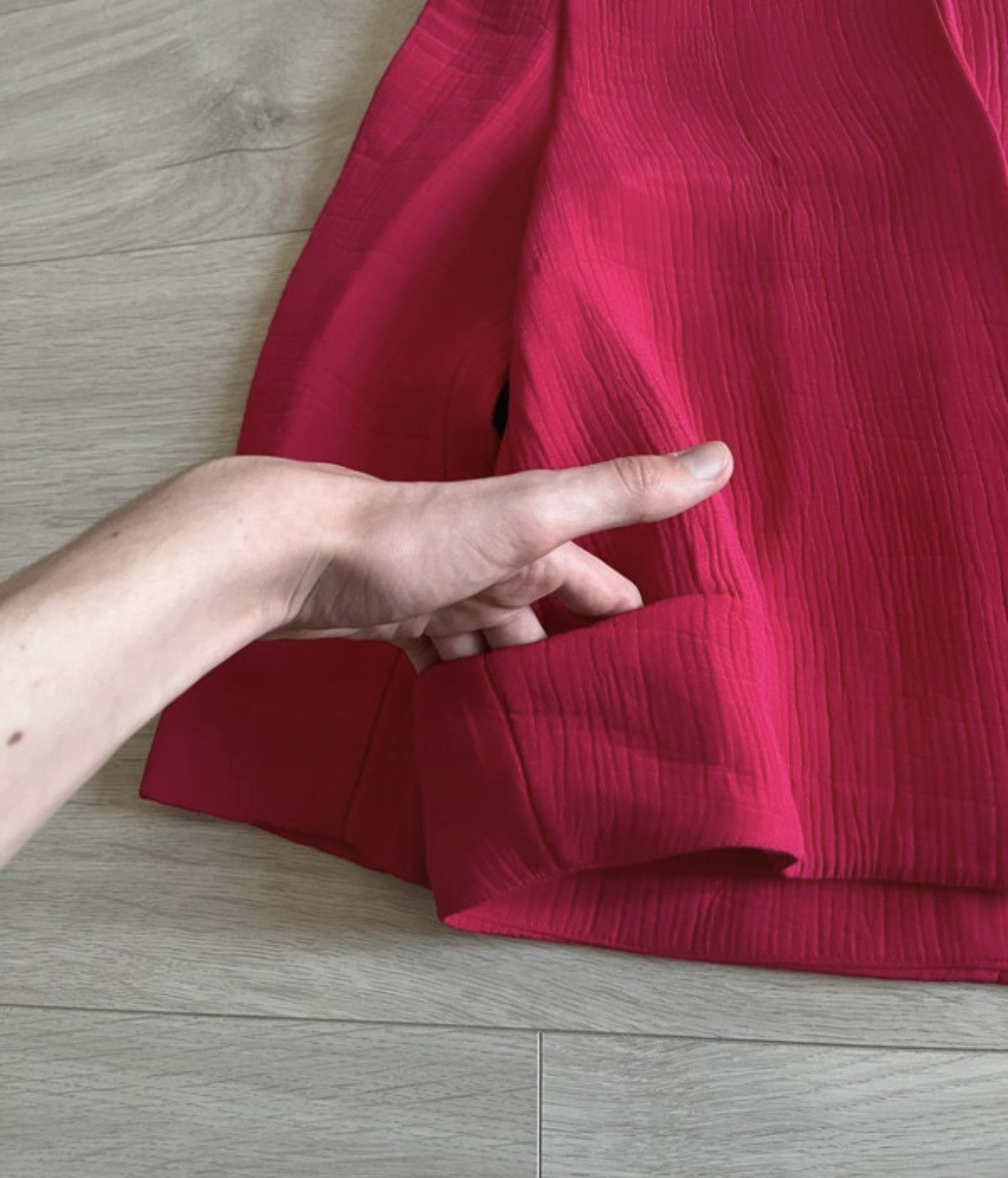 Marni Marni Pleated Silk Blend Hot Pink Hooded Jacket Size M / US 6-8 / IT 42-44 - 5 Thumbnail