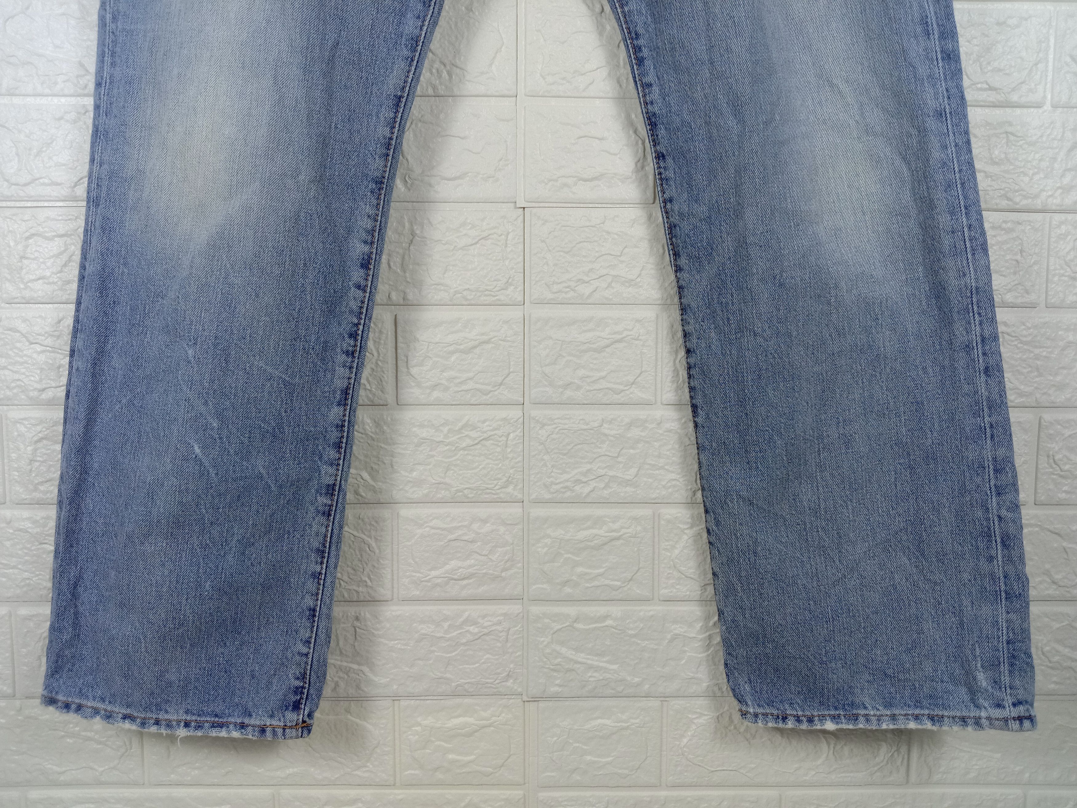 Polo Ralph Lauren Vintage Polo Ralph Lauren Light Wash Distressed Jeans Size US 34 / EU 50 - 4 Thumbnail