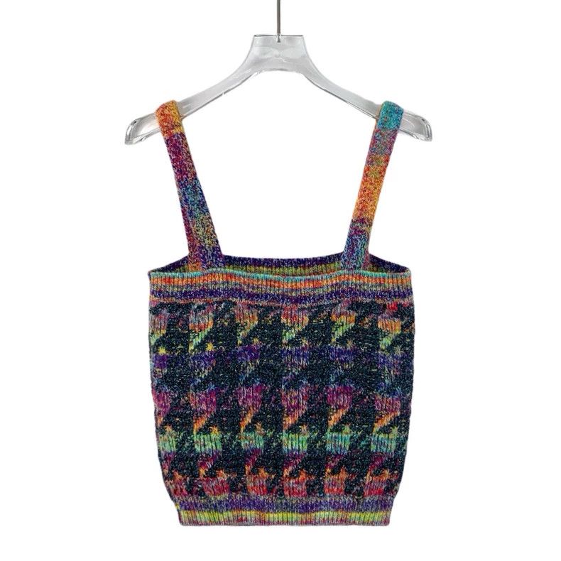 Chanel Chanel Kangpeng Street Series Colorful Checked Wool Woven Size XS / US 0-2 / IT 36-38 - 2 Thumbnail