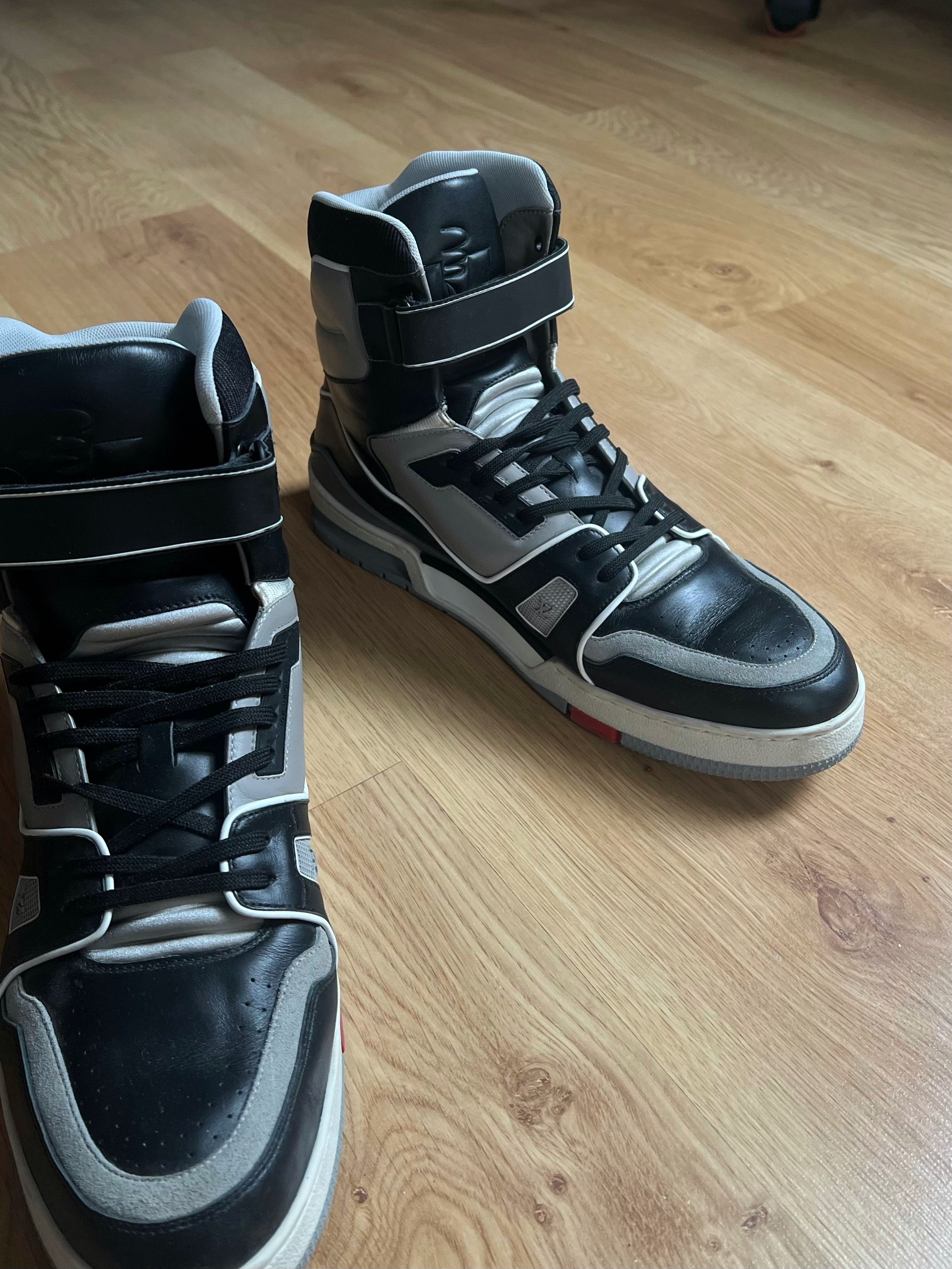 Louis Vuitton Louis Vuitton x Virgil Abloh 408 Trainers Hi Top Sneakers Size US 11 / EU 44 - 14 Thumbnail