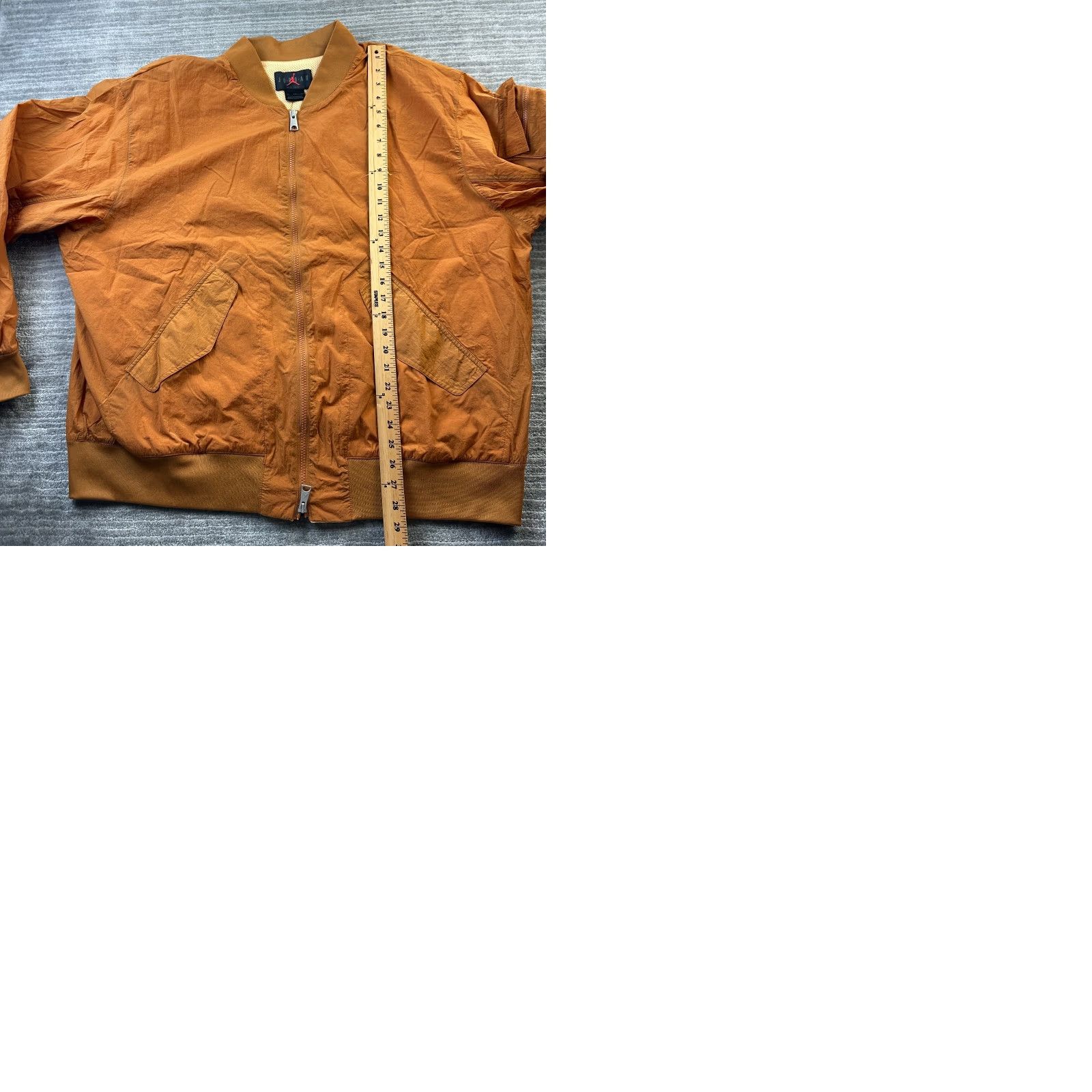 Jordan Brand Jordan Jacket Mens 2XL Orange Renegade Essentials Lightweight Bomber Windbreaker Size US XXL / EU 58 / 5 - 9 Thumbnail