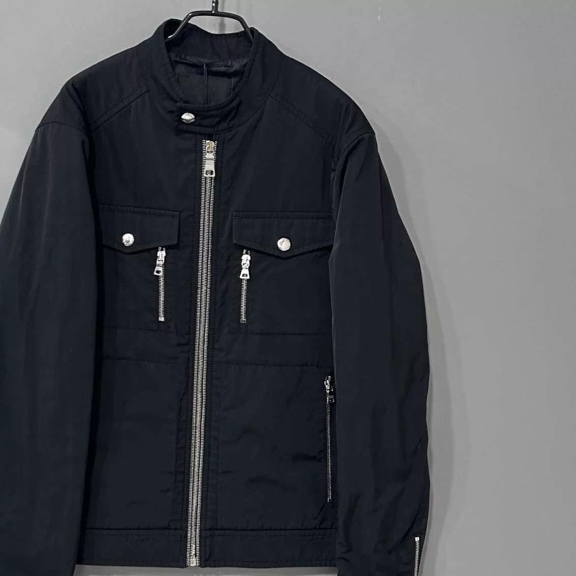 Prada PRADA black double zipper workwear jacket Size US M / EU 48-50 / 2 - 2 Thumbnail