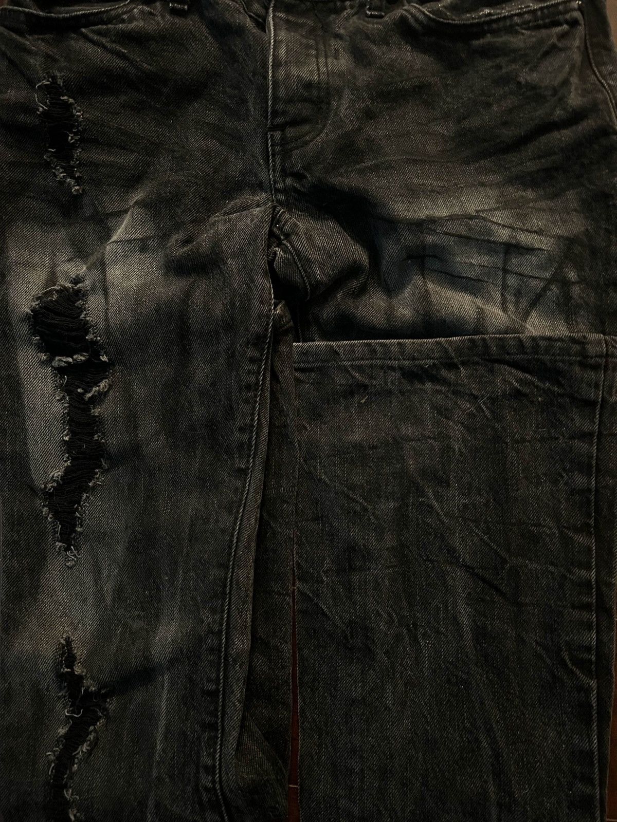 GOSTAR DE FUGA Japanese FUGA Flared Distressed Jeans Size US 28 / EU 44 - 6 Thumbnail
