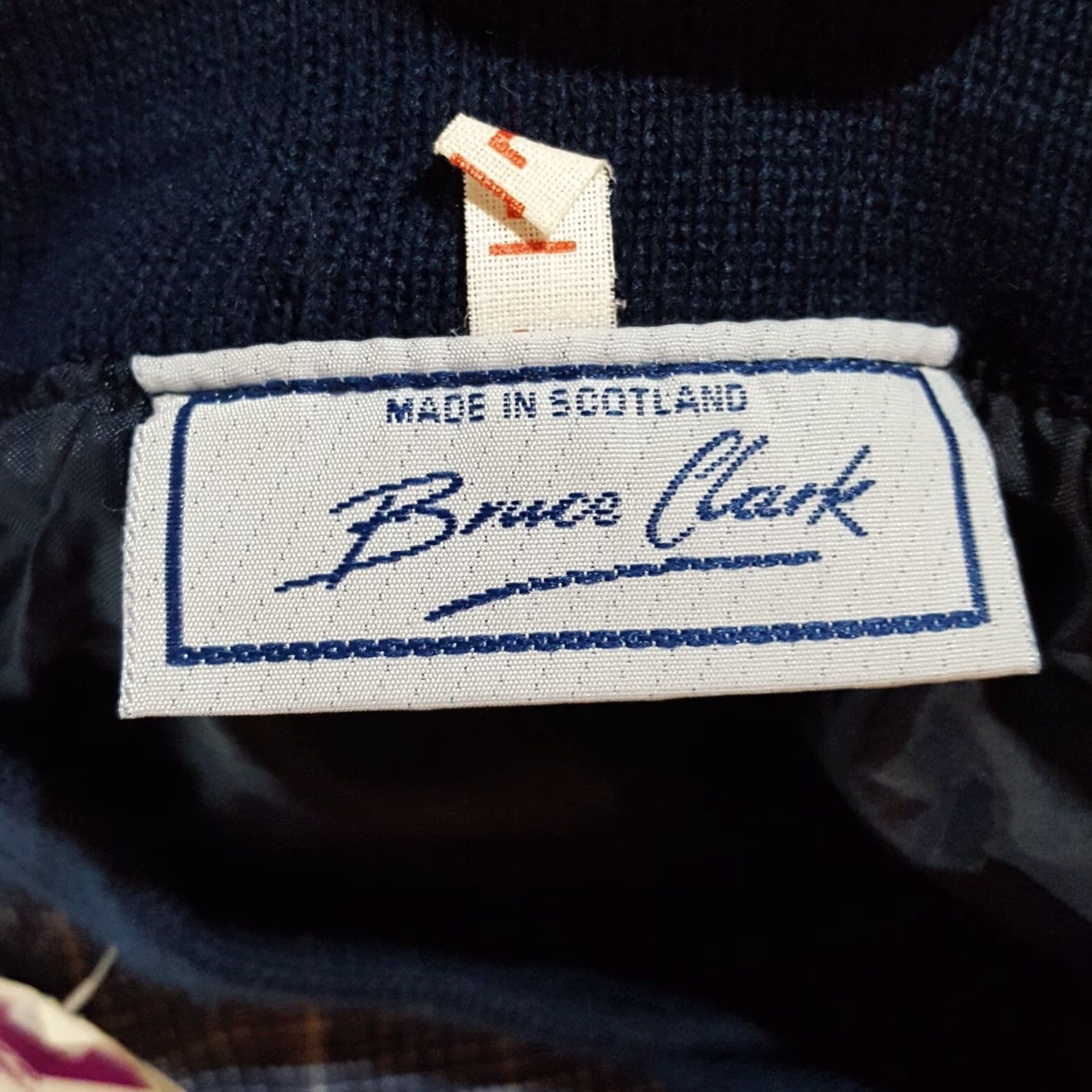 Vintage VINTAGE Bruce Clark Windbreaker Jacket Womens Plaid Blue Windproof Breathable Scotland Large Pullover Jacket 80s 90s Outdoor Casual Travel Workwear Size L / US 10 / IT 46 - 6 Thumbnail