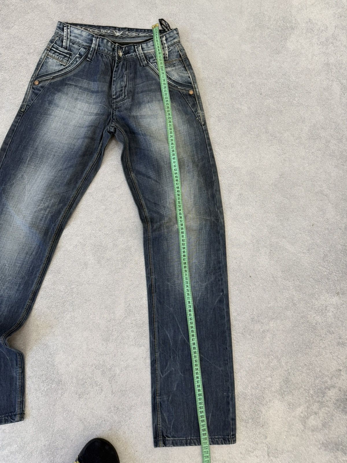 Hedi Slimane Vintage Dior Hedi Slimane Style Washed Denim Jeans Size US 30 / EU 46 - 9 Thumbnail