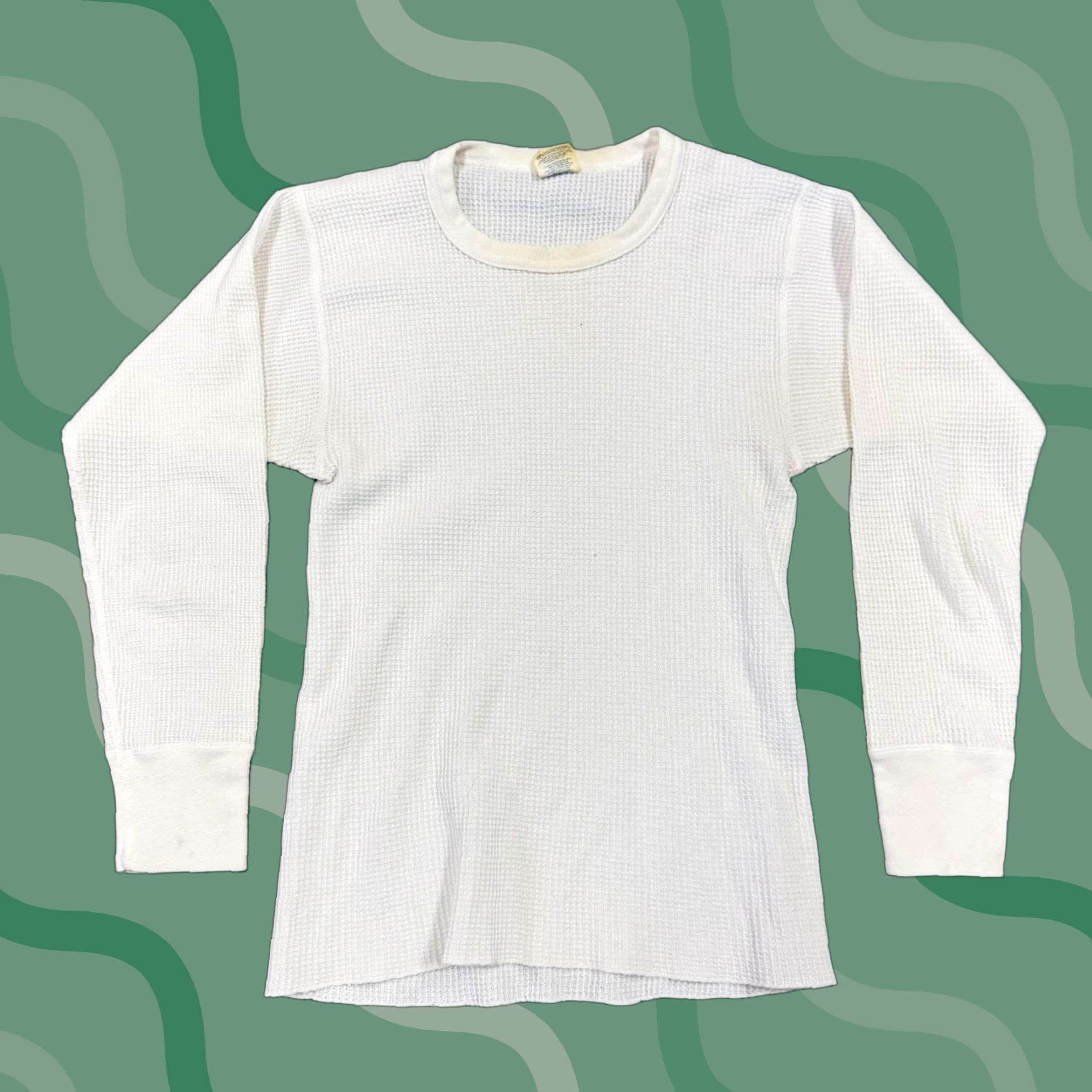 Vintage VINTAGE J.E. Morgan Thermal Shirt Mens M White Long Johns Undershirt Size US M / EU 48-50 / 2 - 1 Thumbnail