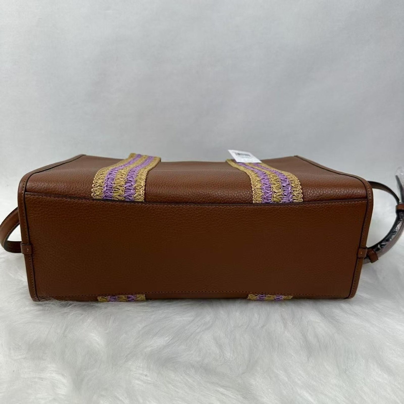 Coach Coach Smith Tote Bag Crossbody In Leather/Gold/Redwood Size ONE SIZE - 11 Thumbnail