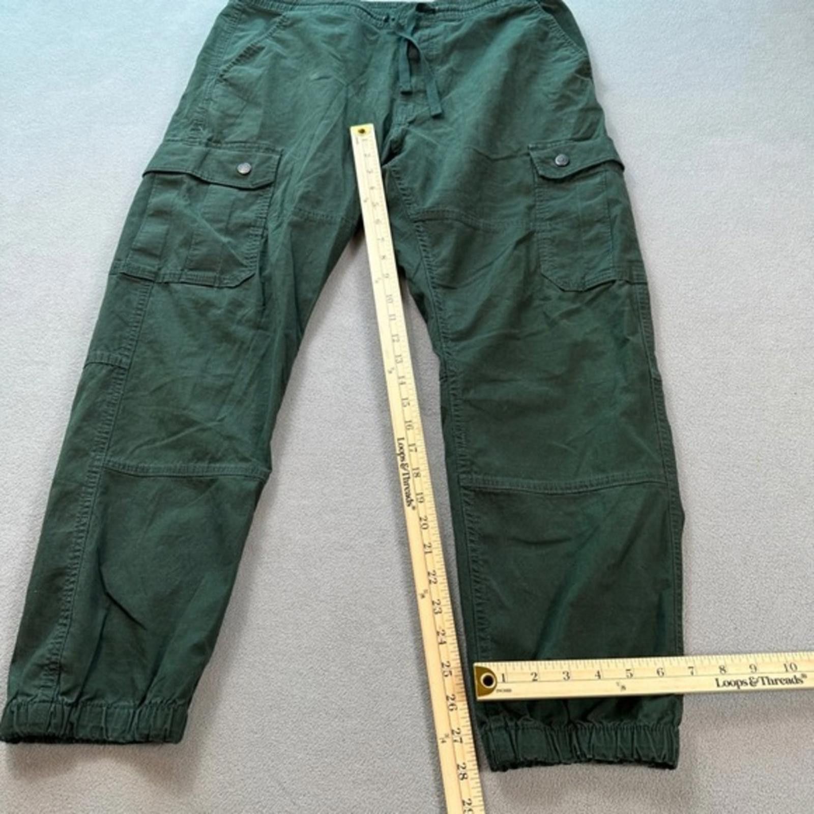 Levi's Levis Cargo Jogger Pants Mens Olive Green Drawstring Waist Size US 34 / EU 50 - 4 Thumbnail