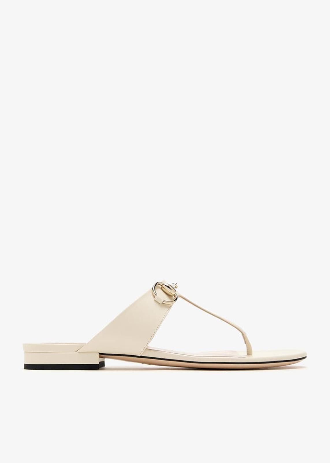 Gucci Gucci Horsebit Thong Sandals Size US 6.5 / IT 36.5 - 1 Thumbnail