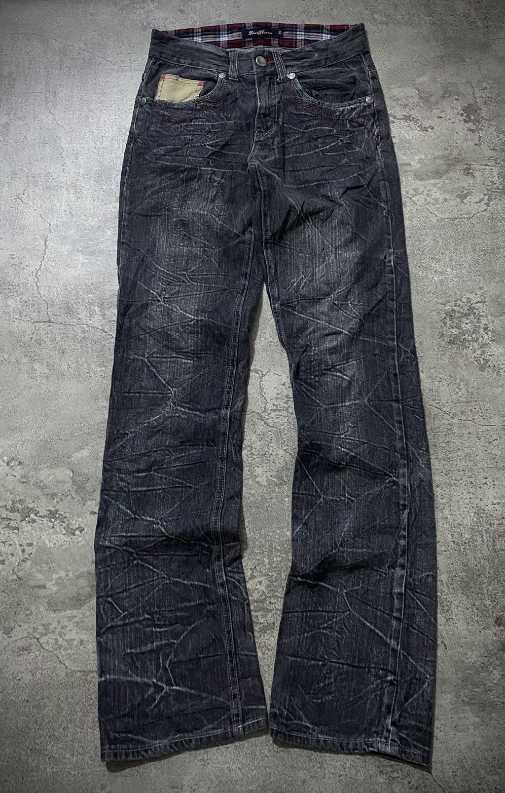 Tornado Mart Lace up rootthree vkei style bootcut jeans Size US 30 / EU 46 - 2 Thumbnail