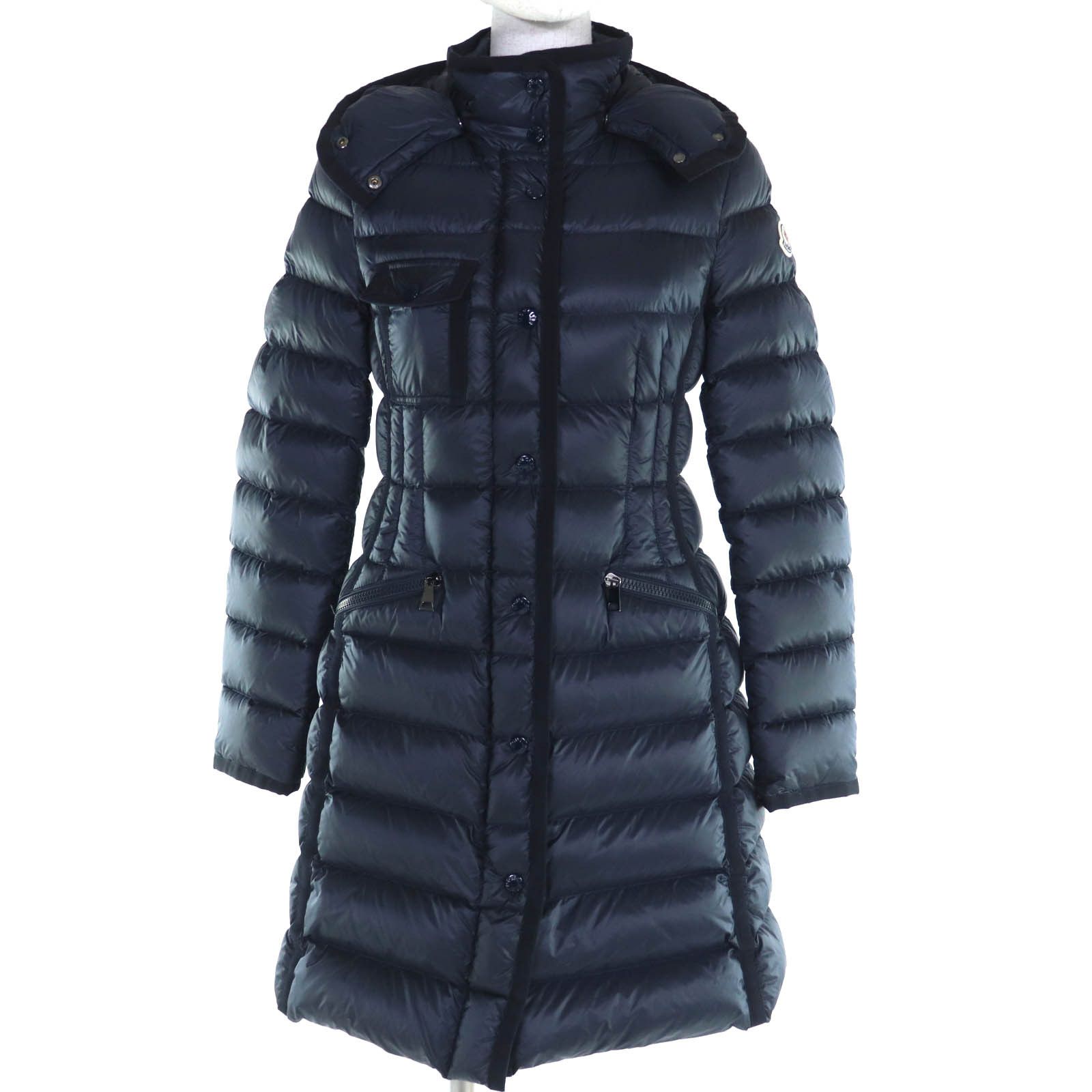 Moncler Moncler MONCLER HERMINE Nylon Down Coat Plastic / Synthetic Outerwear G20931C51100 DUTY FREE for USA Size ONE SIZE - 1 Thumbnail