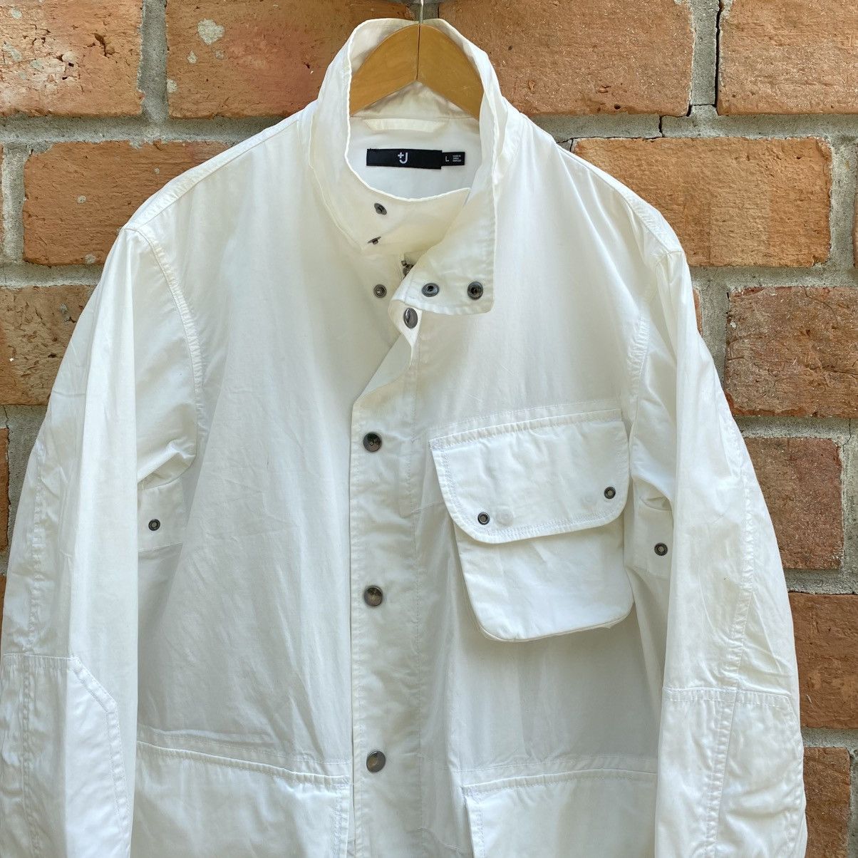 Jil Sander +J JIL SANDER UNIQLO White Jacket Size US L / EU 52-54 / 3 - 5 Thumbnail