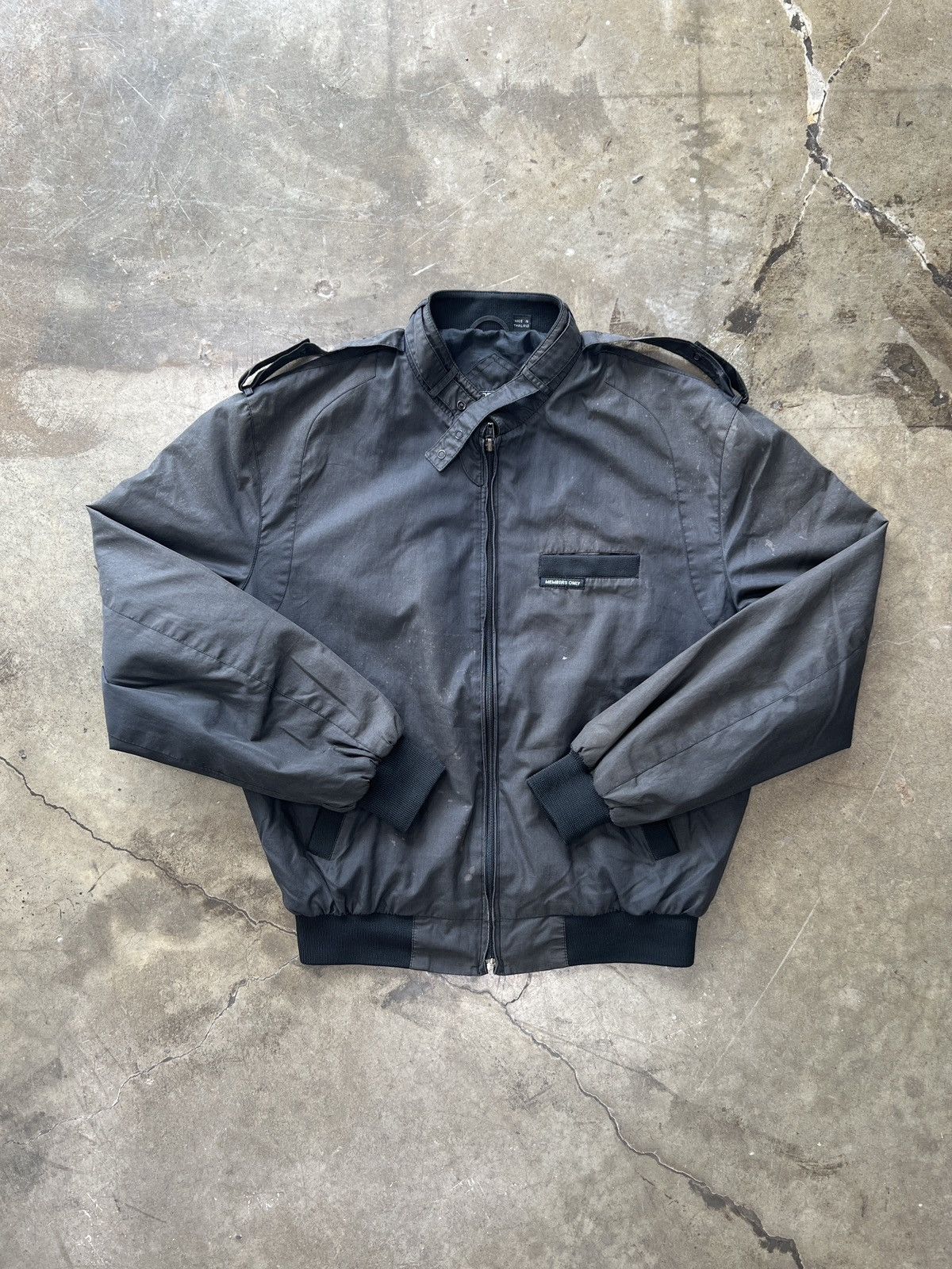 Members Only × Vintage Vintage Members Only Zip-Up Multi Pocket Jacket sz. 40 Large Size US M / EU 48-50 / 2 - 2 Thumbnail