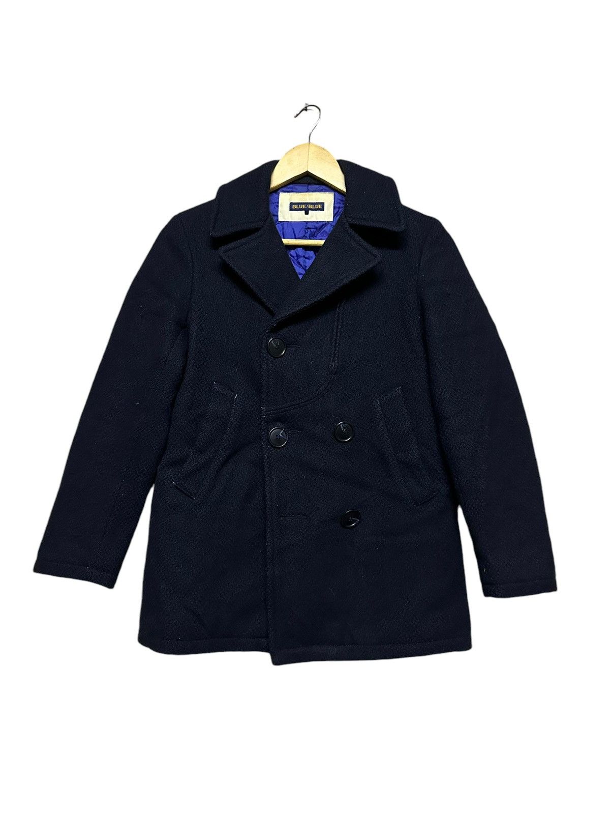 Blue Blue Japan Blue Blue Japan Wool Peacoat Jacket Size US S / EU 44-46 / 1 - 2 Thumbnail