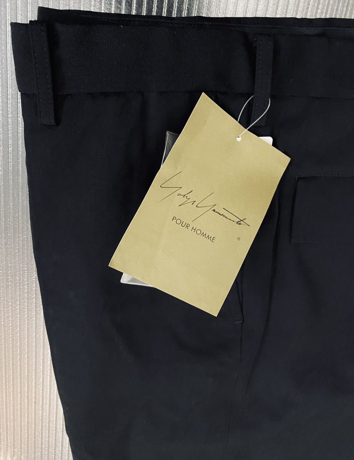 Yohji Yamamoto Yohji Yamamoto 🇯🇵 pour homme Nero wool directors slacks 2 NWT Size US 34 / EU 50 - 6 Thumbnail