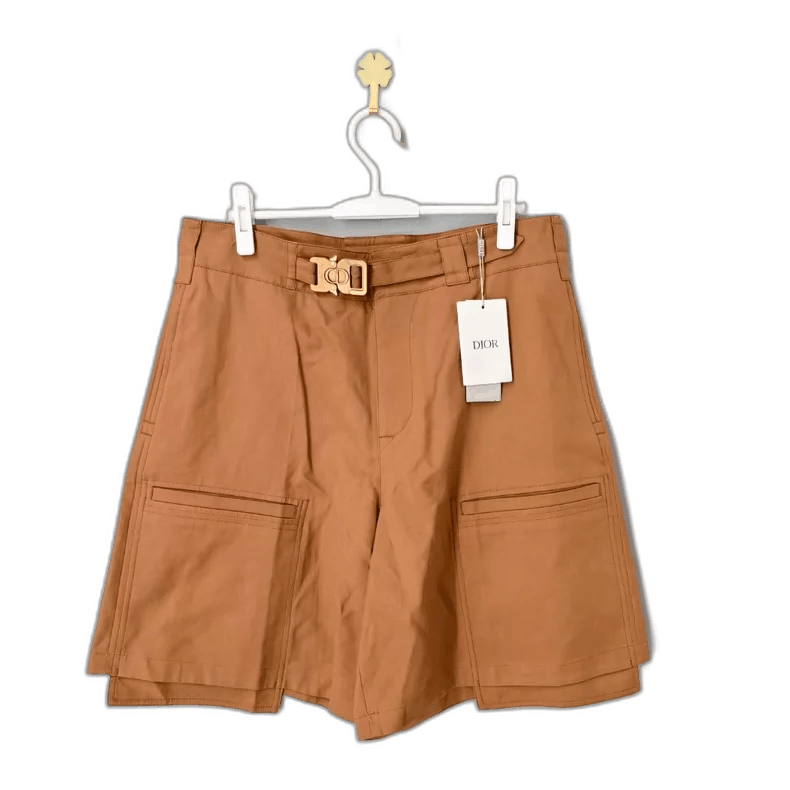 Dior dior men's cotton work shorts with buckle Size US 44 / EU 60 - 1 Thumbnail