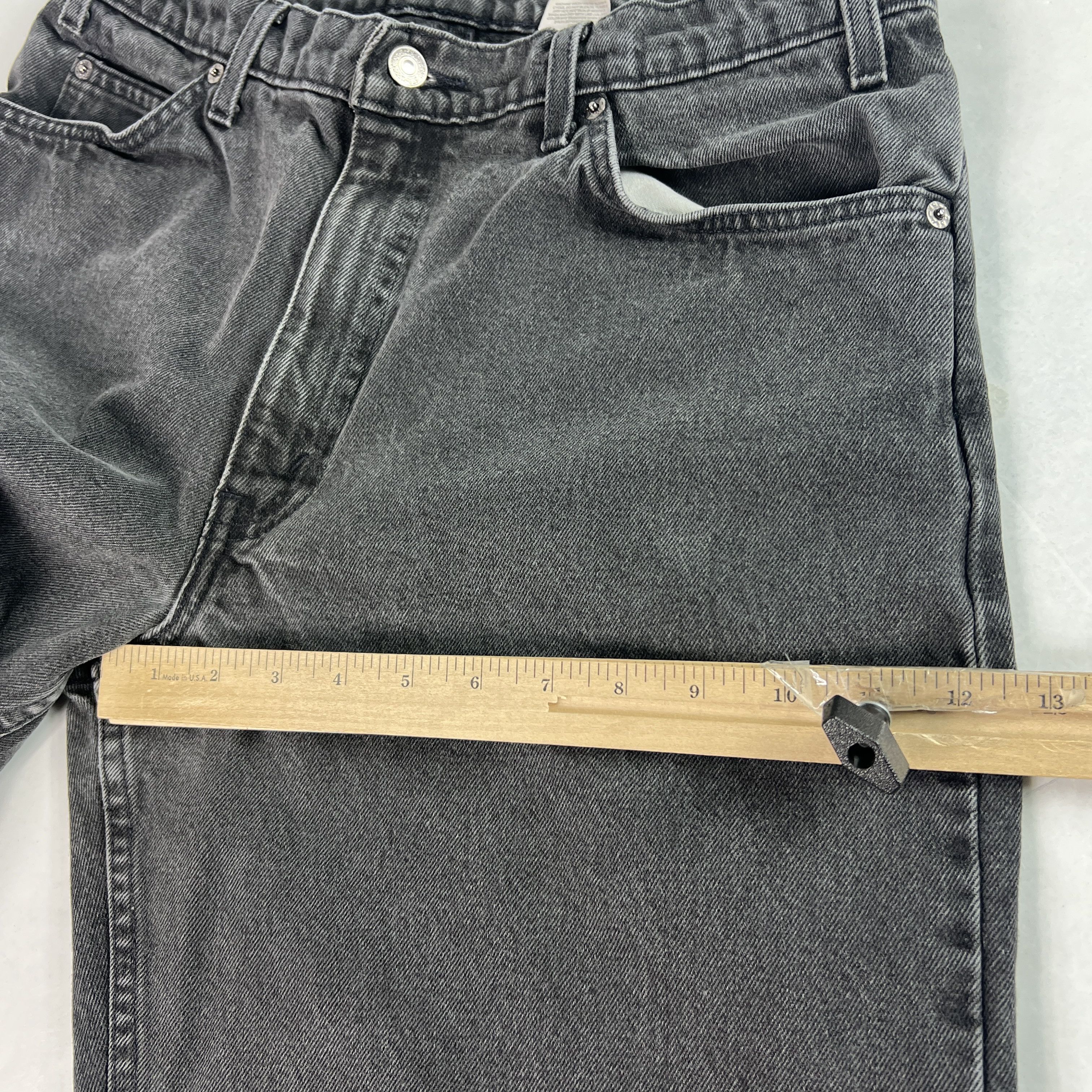 Levi's VTG 90s Levi's Jean 560 Loose Taper Black Denim Orange Tab Size US 32 / EU 48 - 21 Thumbnail