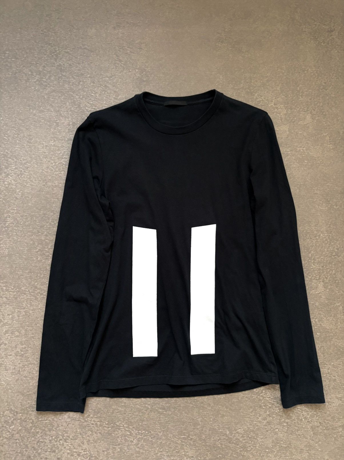 Helmut Lang Helmut Lang 2002/2003 rubber stripes longsleeve Size US M / EU 48-50 / 2 - 1 Thumbnail