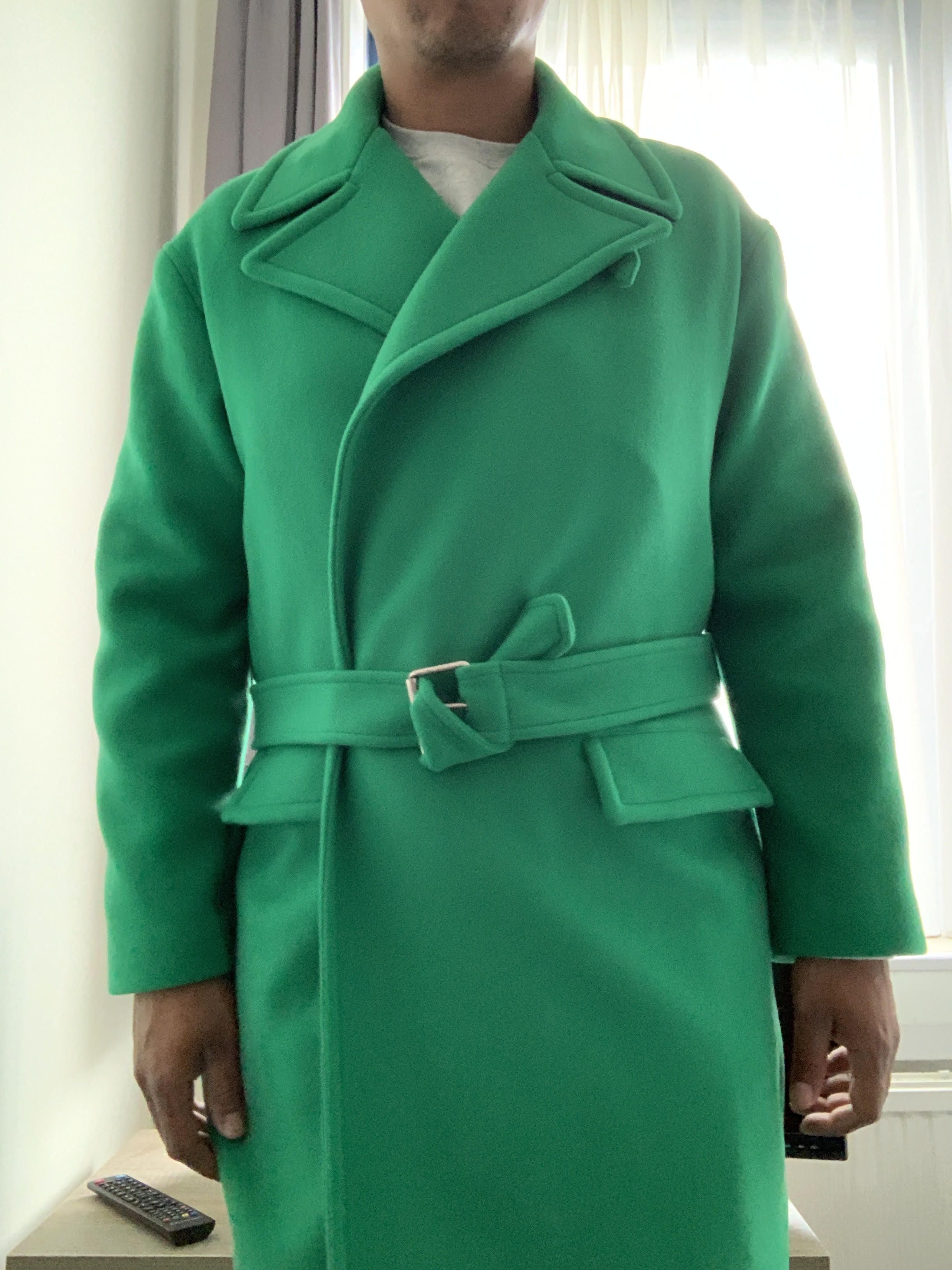 MSGM MSGM Milano Coat Trenchcoat Green M NEW w Tags + Reciept Size US M / EU 48-50 / 2 - 1 Thumbnail