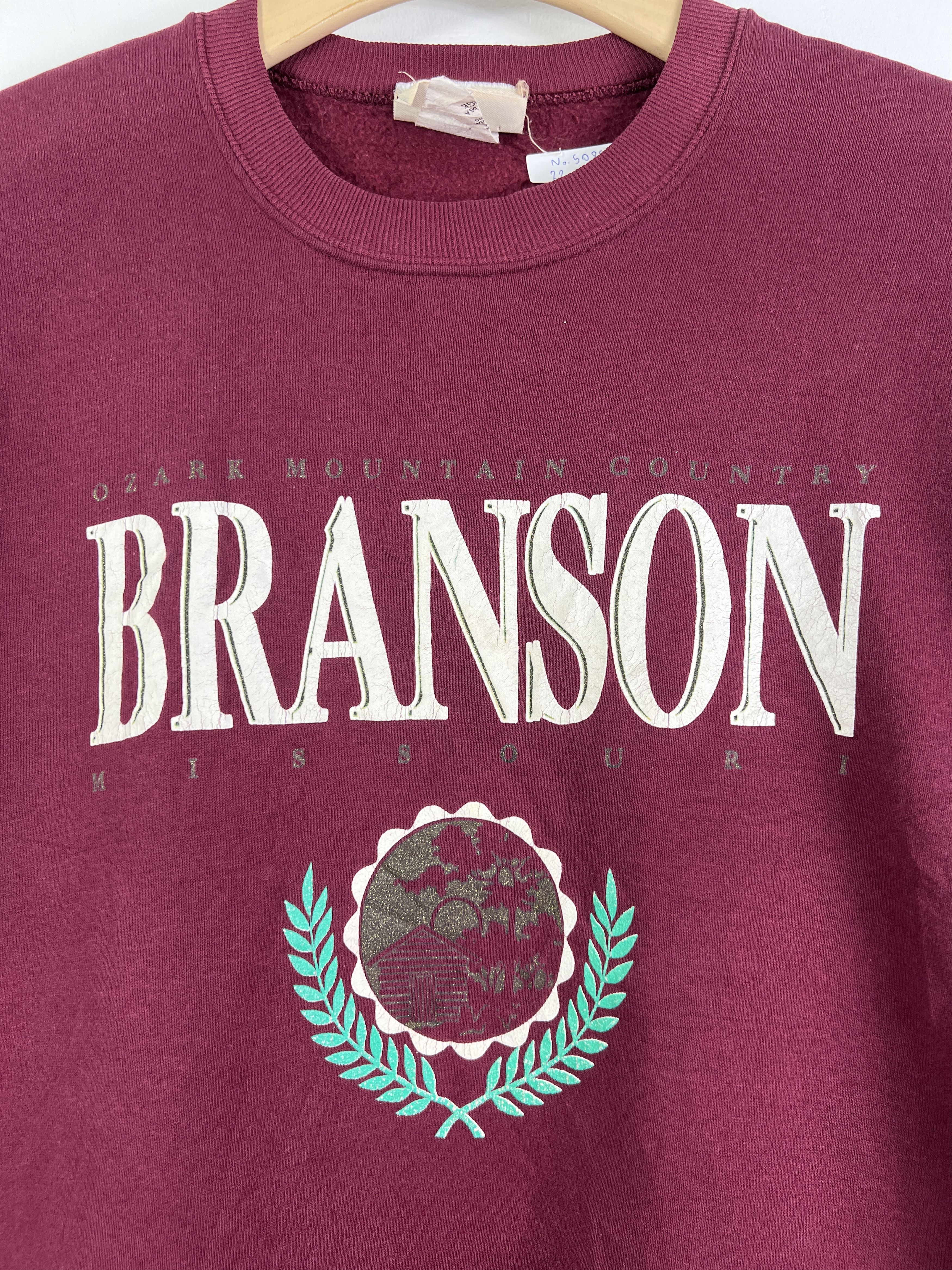 Vintage No.5082 VTG 90s Branson, MO Souvenir Graphic Sweatshirt (L) Size US L / EU 52-54 / 3 - 2 Thumbnail
