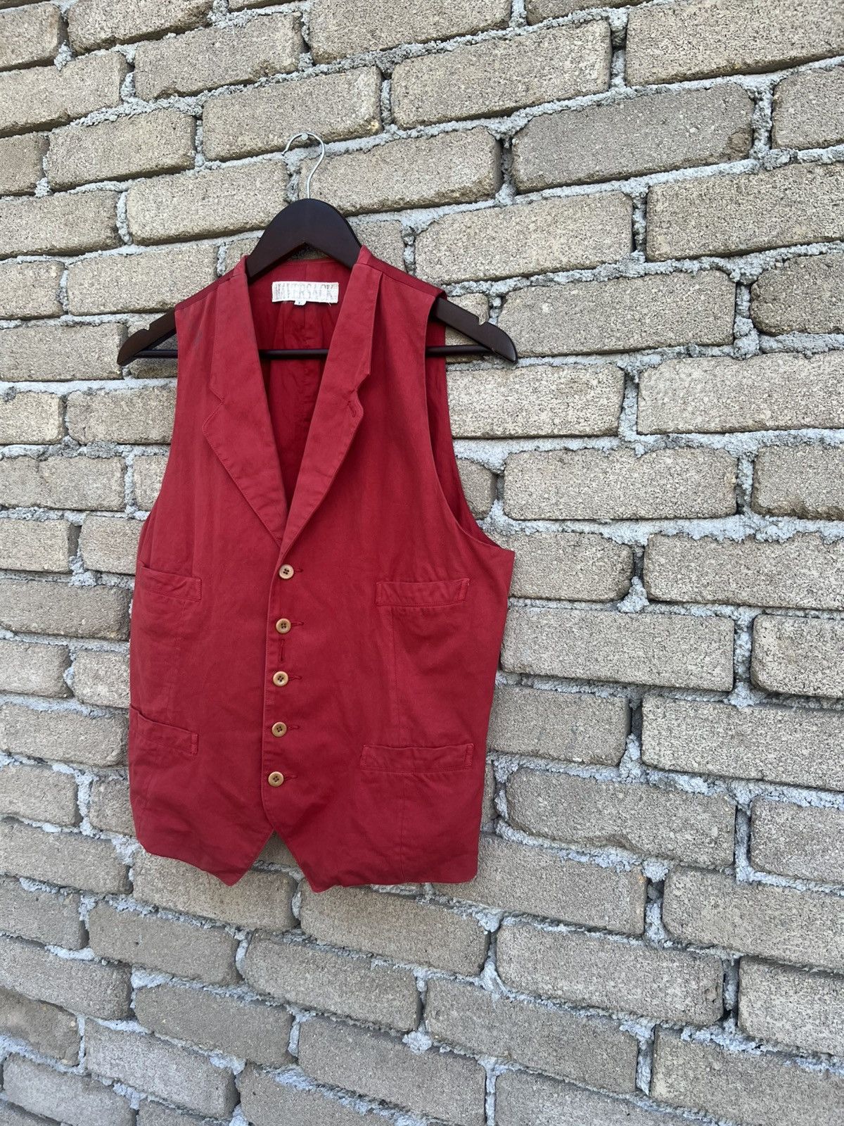 Haversack Haversack Button Up Vest Red Colour Size US L / EU 52-54 / 3 - 3 Thumbnail
