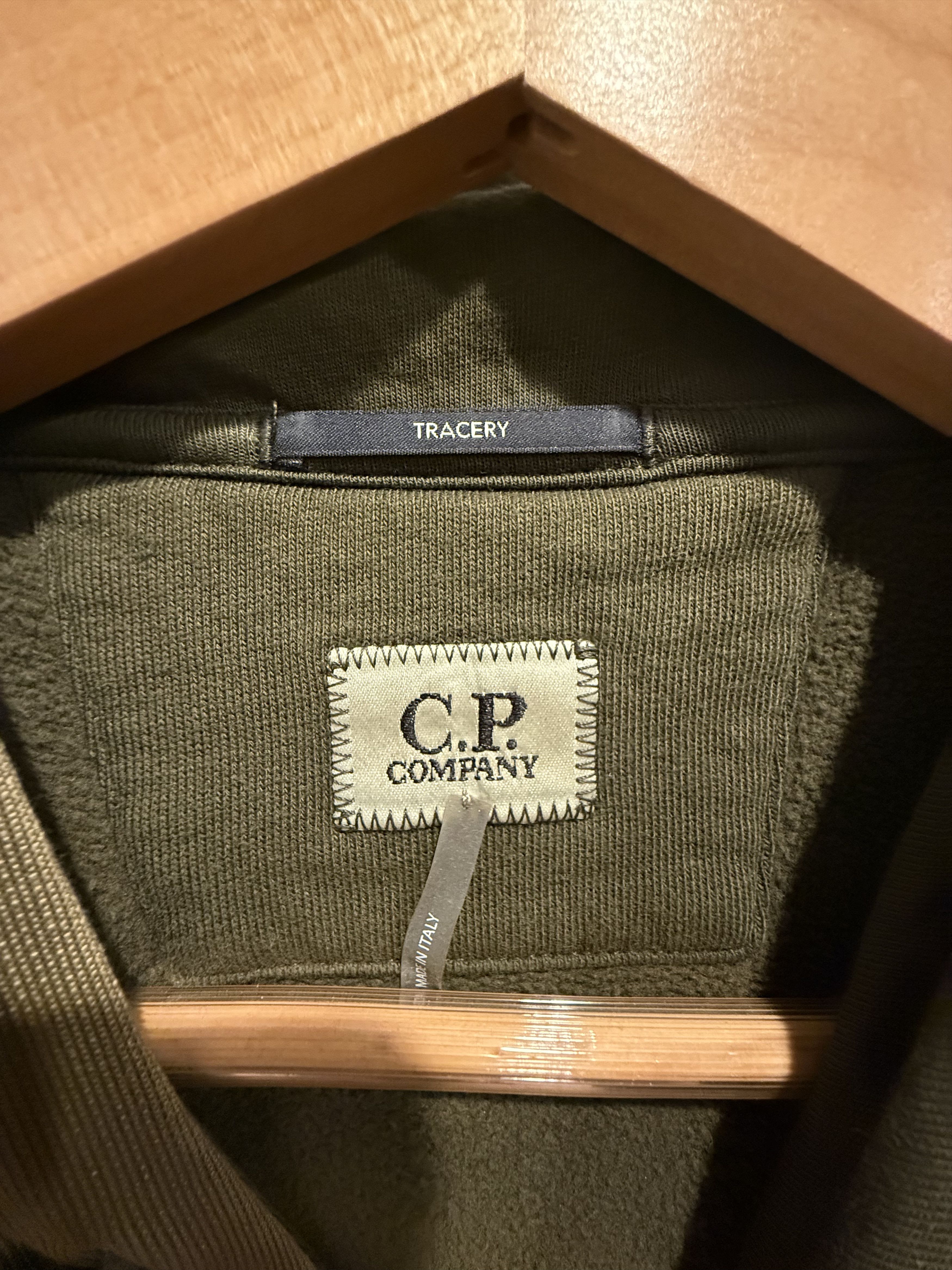 C.P. Company Cotton/Poly Fleece Tracery Logo Goggle Hoodie Size US M / EU 48-50 / 2 - 4 Thumbnail