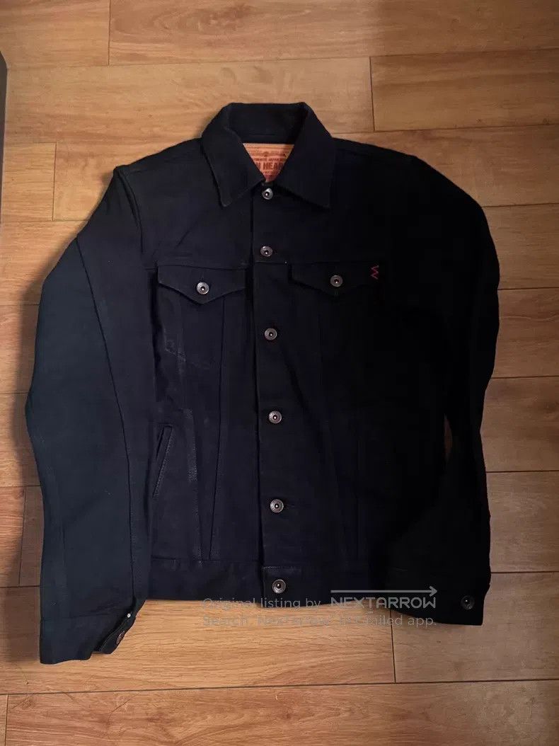 Iron Heart Iron Heart Denim jacket black bull jacket Size US M / EU 48-50 / 2 - 1 Thumbnail