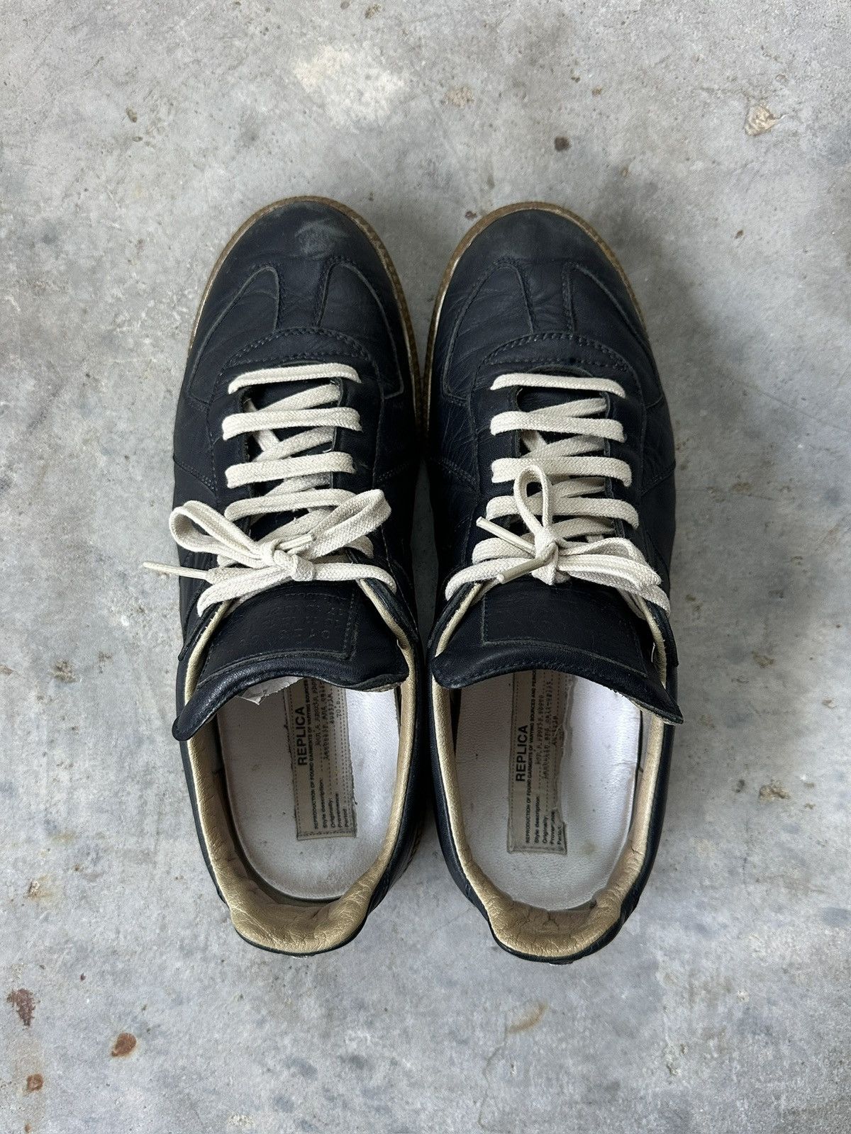Maison Margiela Maison Margiela Replica SS16 'Navy/Gold' GATs Size US 8 / EU 41 - 7 Thumbnail