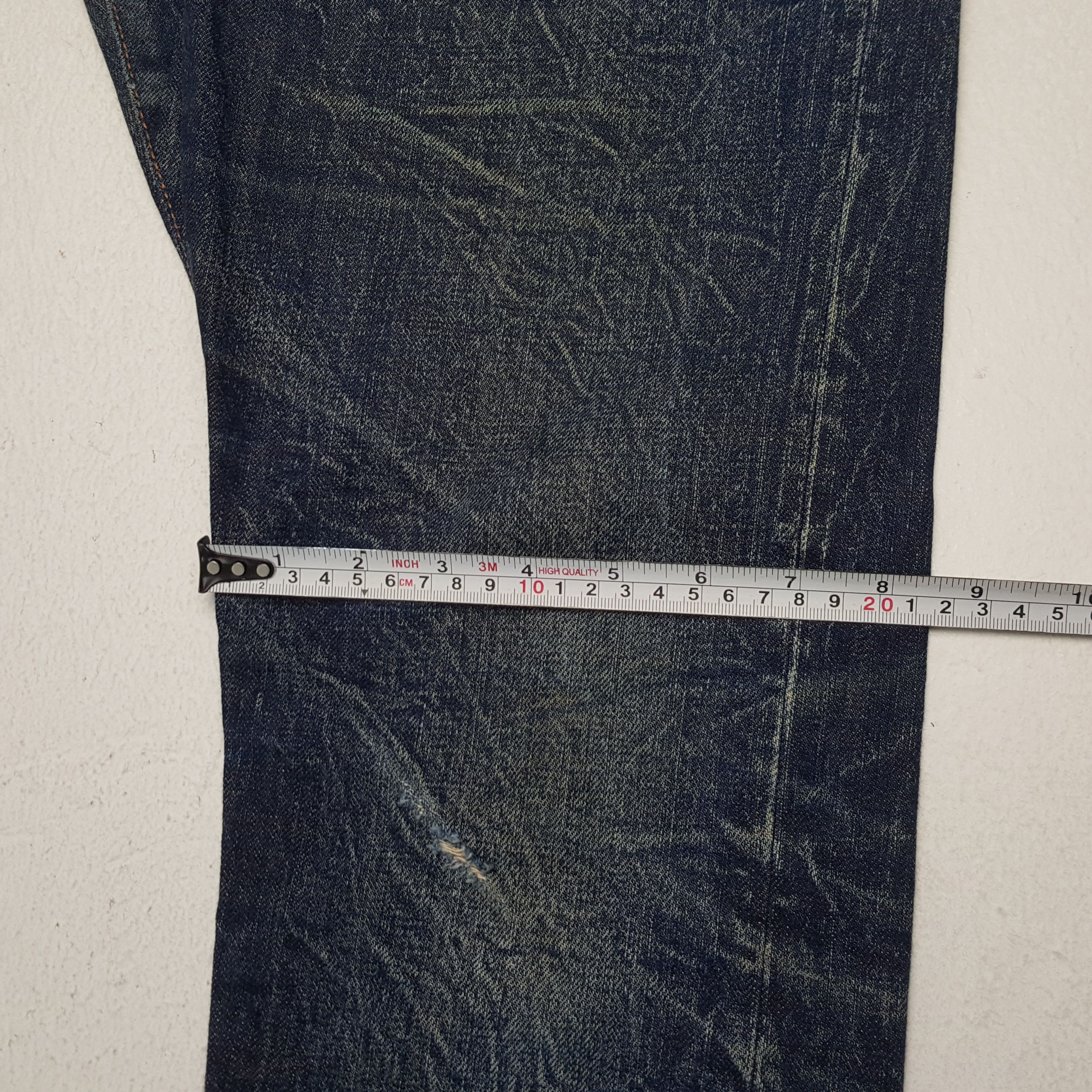 Evisu × Japanese Brand × Vintage EVISU Japanese Brand Streetwear Custom Logo Style Jeans Size US 31 - 10 Thumbnail
