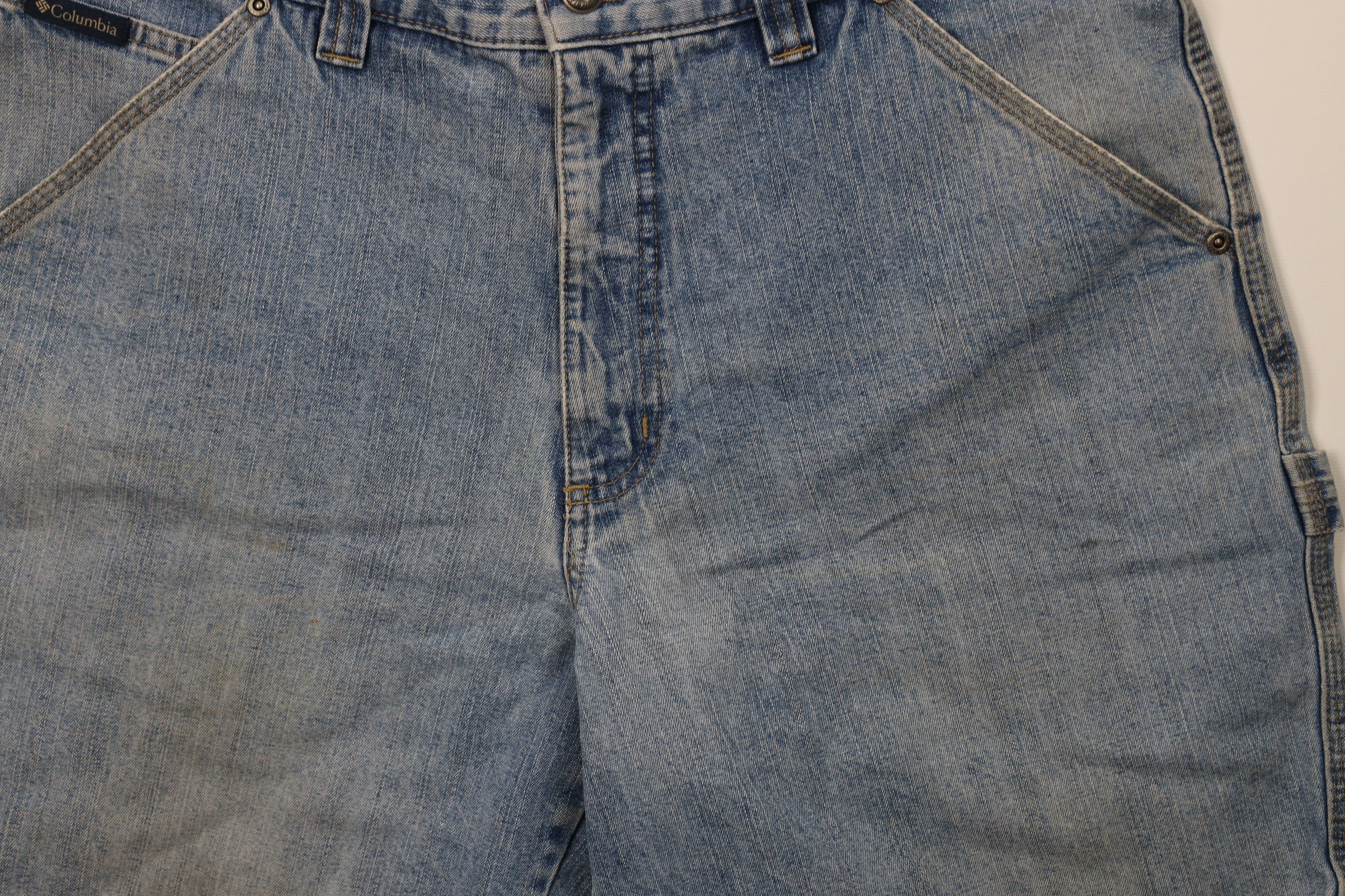 Columbia Vintage Columbia Dungaree Above Knee Denim Jean Shorts Size US 34 / EU 50 - 3 Thumbnail