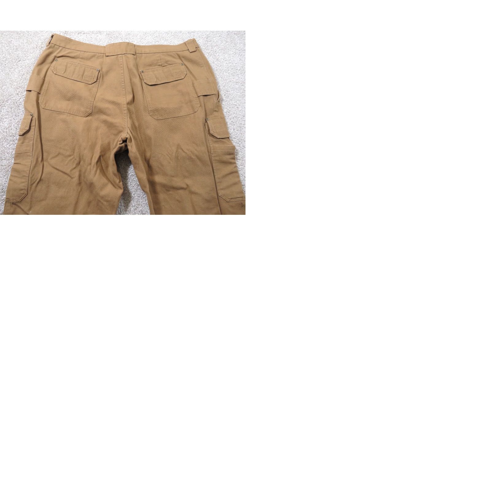 Duluth Trading Company Duluth Trading Co Pants Mens 48x29 Brown Cargo Relaxed Fit Duck Canvas Workwear Pants Mens Brown Cargo 48x29 Size US 32 / EU 48 - 9 Thumbnail