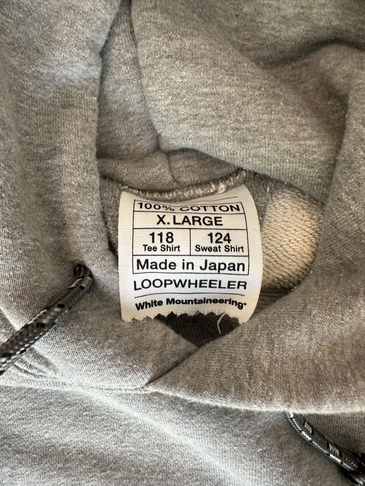 White Mountaineering White Mountaineering Grey Minimal Hoodie Size US M / EU 48-50 / 2 - 5 Thumbnail
