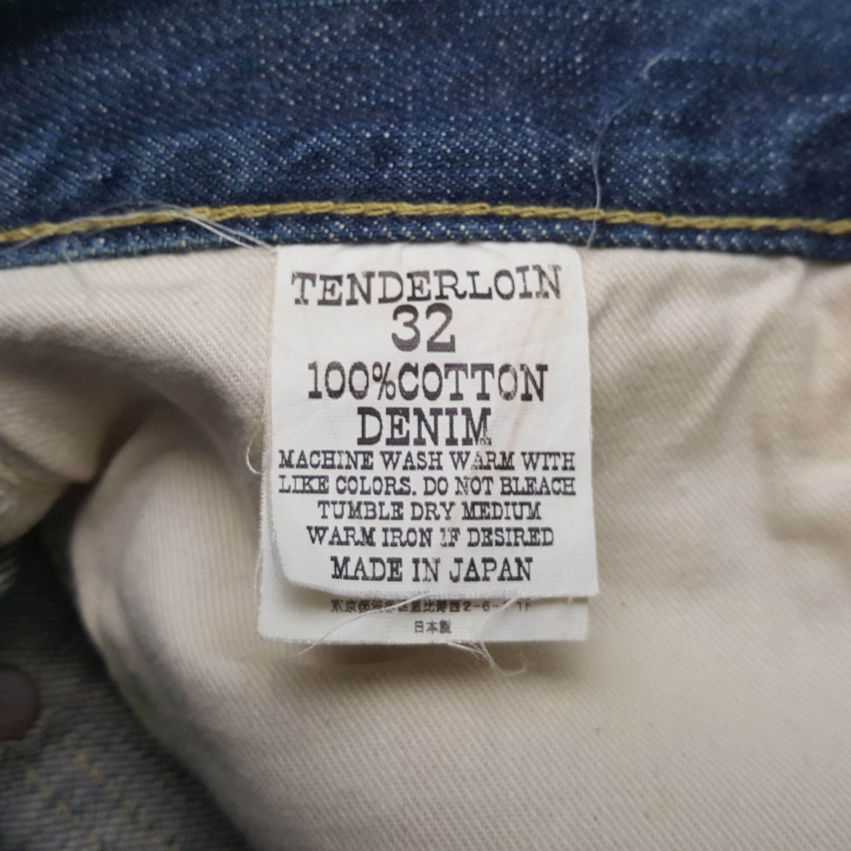 Tenderloin Tenderloin Selvedge Jeans RR13 Size US 32 / EU 48 - 14 Thumbnail