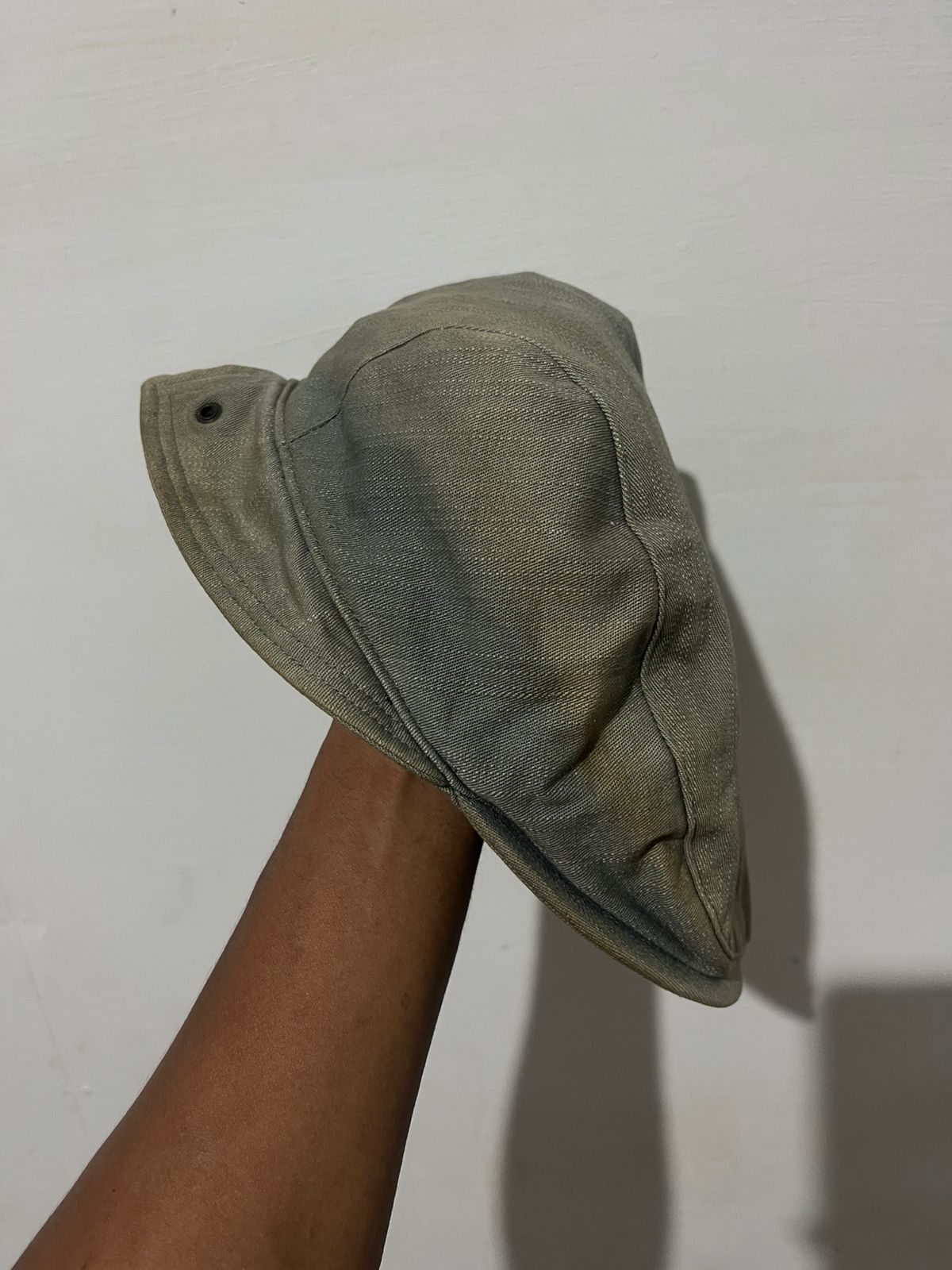 Issey Miyake Archive Stich Works Co.japan Distrassed Denim Flat Cap Size ONE SIZE - 1 Thumbnail