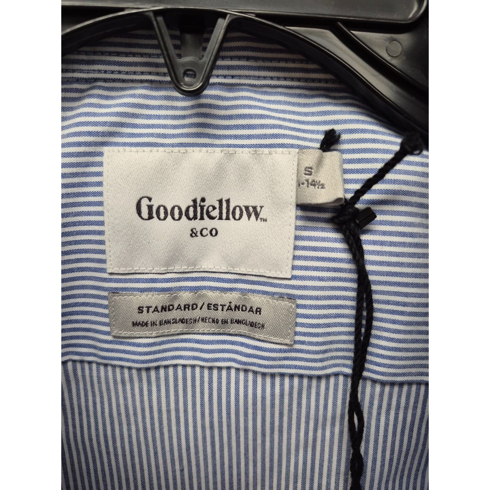 Other Goodfellow & Co Mens Blue Striped Button-Down Shirt S 14-14. Size US S / EU 44-46 / 1 - 2 Thumbnail